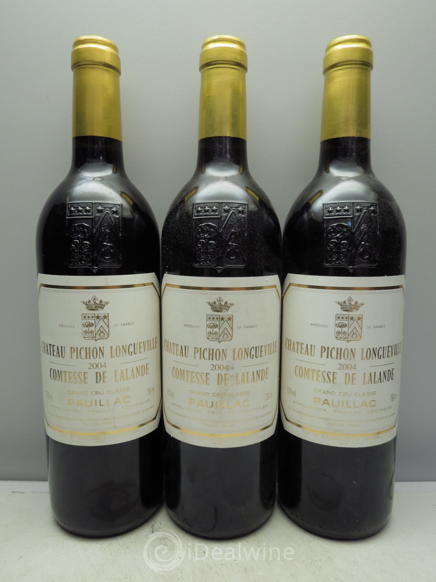 Château Pichon Longueville Comtesse de Lalande 2ème Grand Cru Classé 2004 - Lot de 3 bouteilles - 0