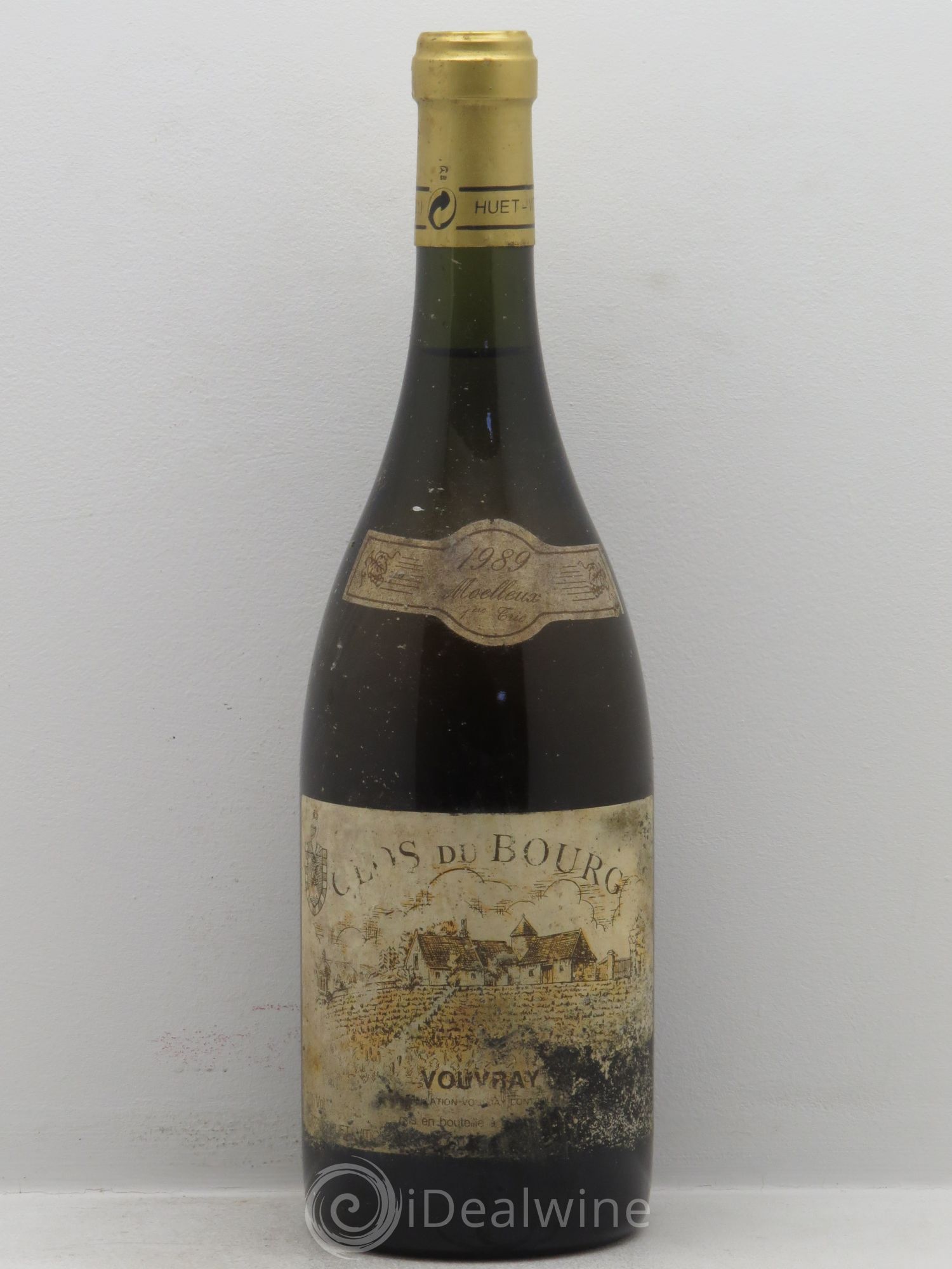 Vouvray Clos du Bourg Moelleux 1ère trie Domaine Huet 1989 - Lot de 1 bouteille - 0