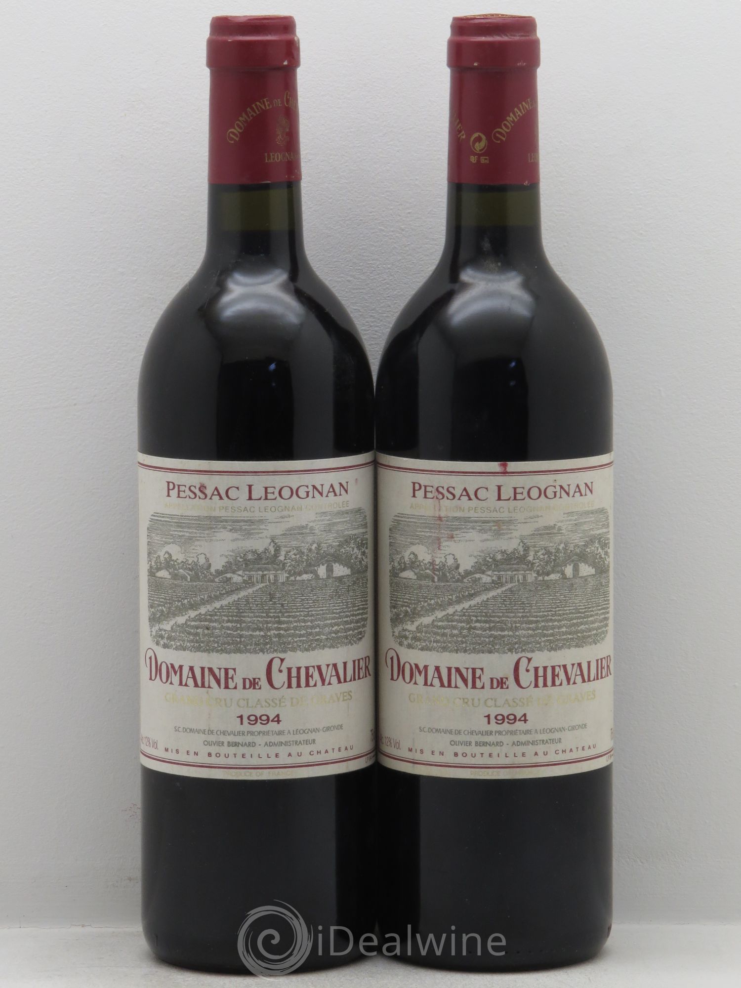 Domaine de Chevalier Cru Classé de Graves 1994 - Lot de 2 bouteilles - 0