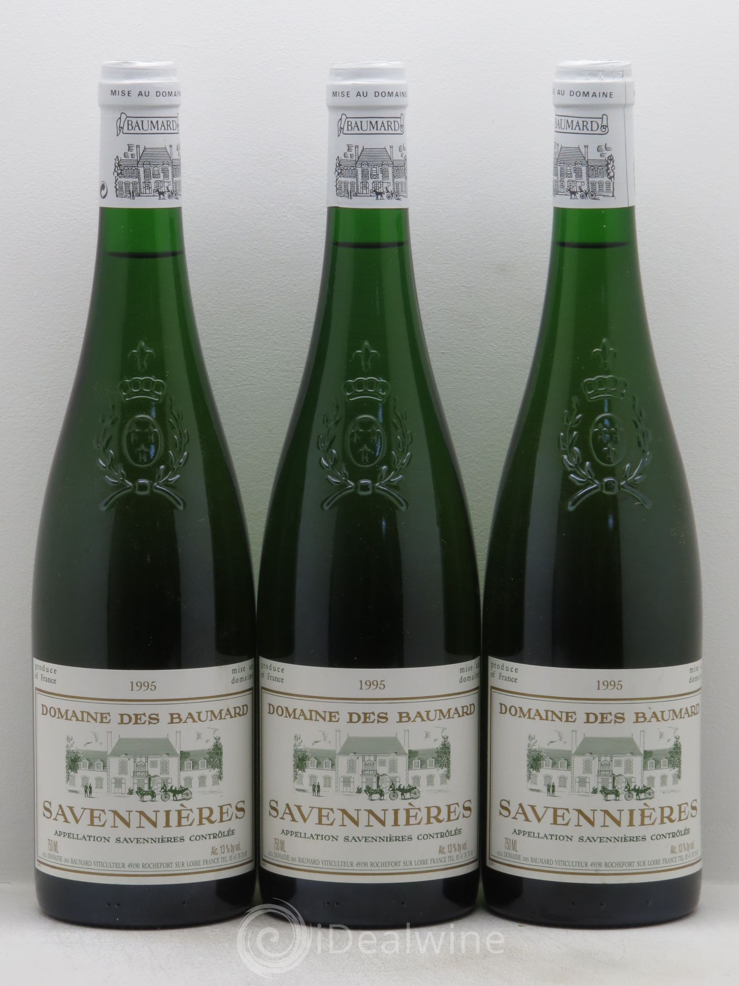Savennières 1995 - Lot de 3 bouteilles - 0