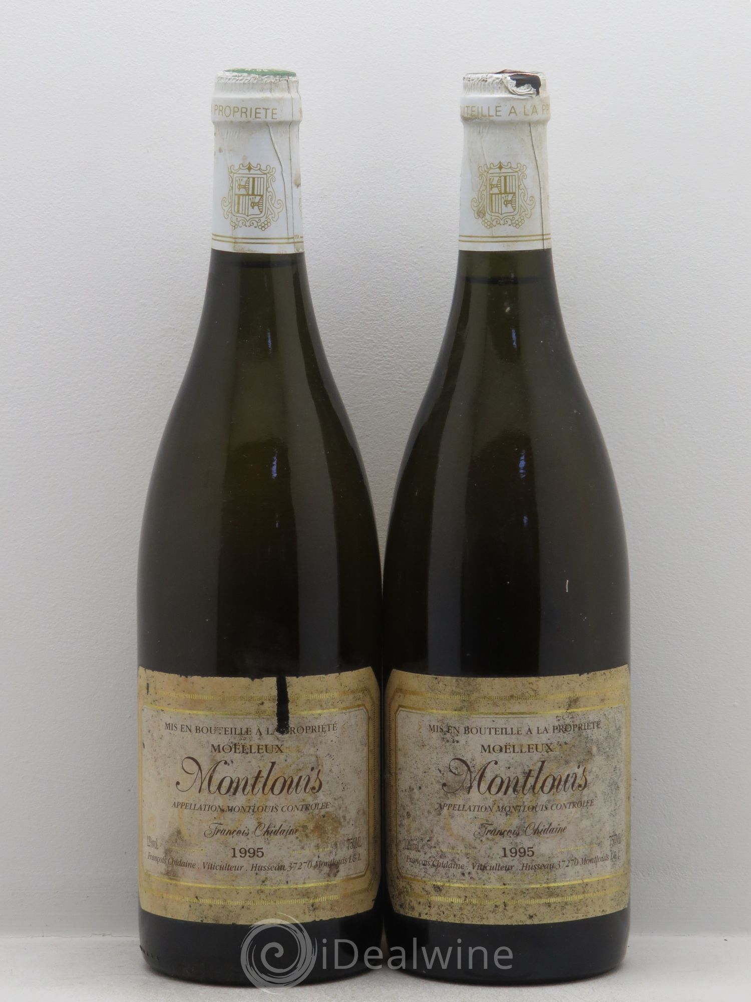 Montlouis-sur-Loire François Chidaine 1995 - Lotto di 2 bottiglie - 0