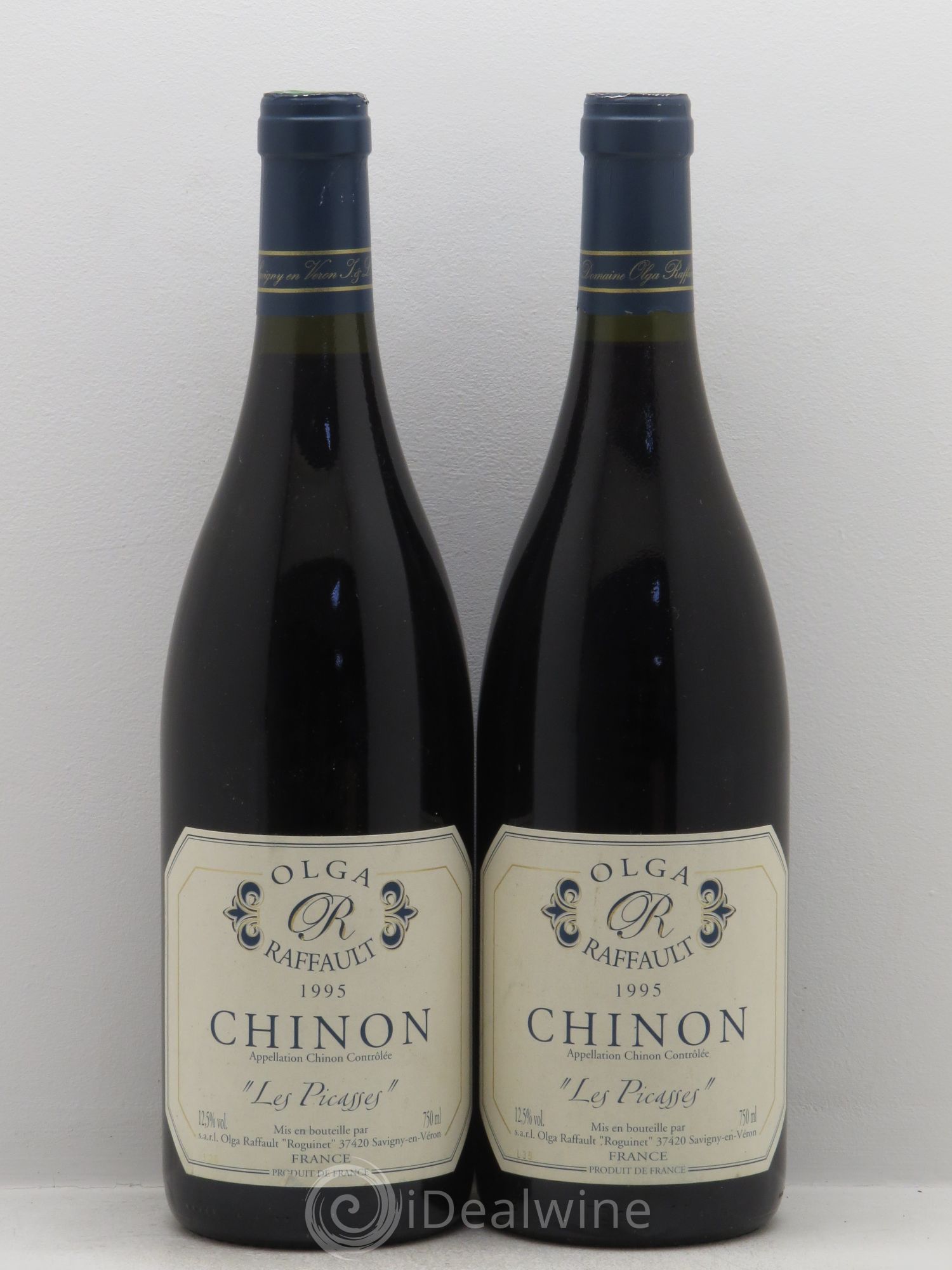 Chinon Les Picasses Olga Raffault 1995 - Lot de 2 bouteilles - 0