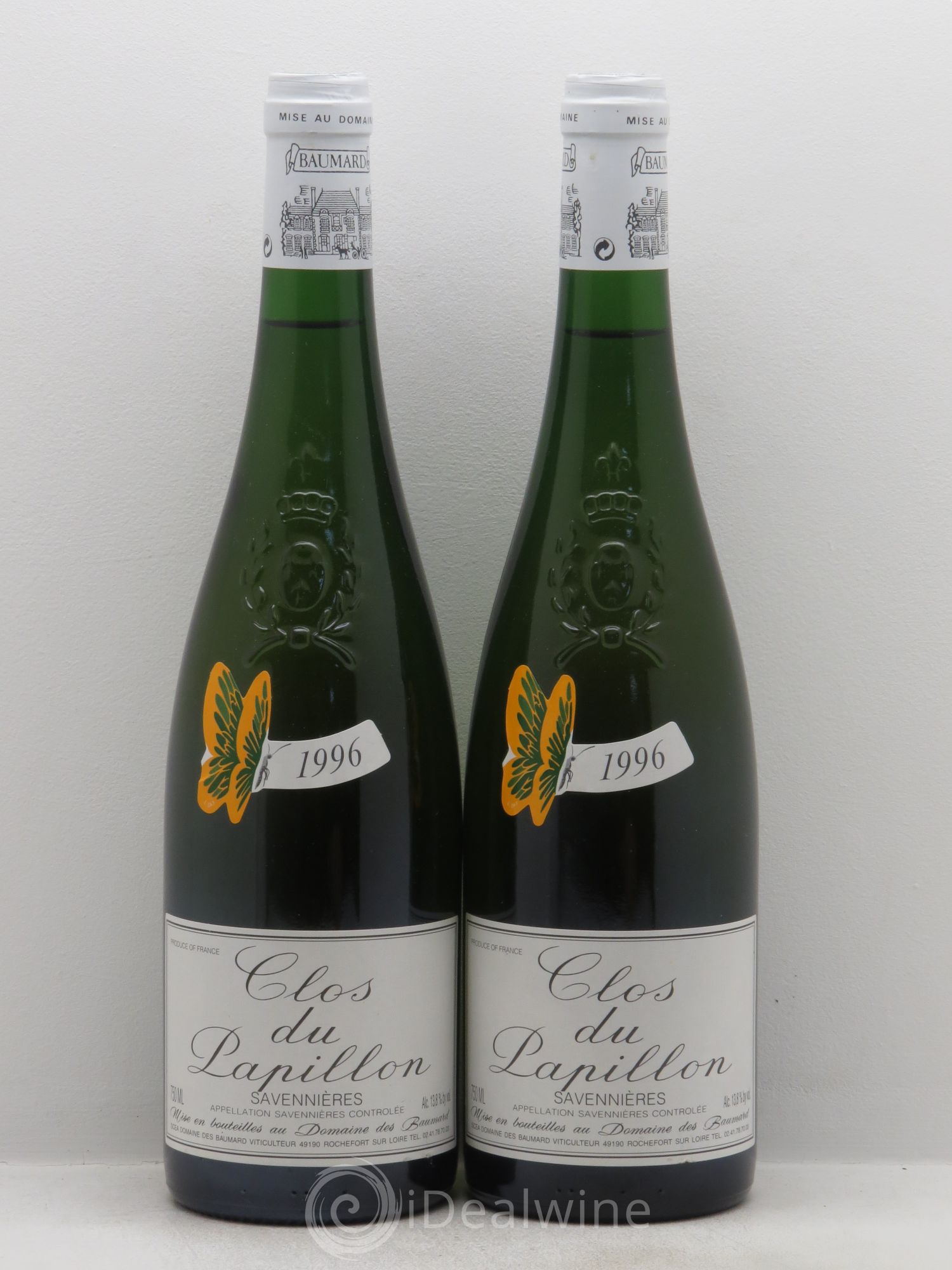 Savennières Clos du Papillon 1996 - Posten von 2 Flaschen - 0