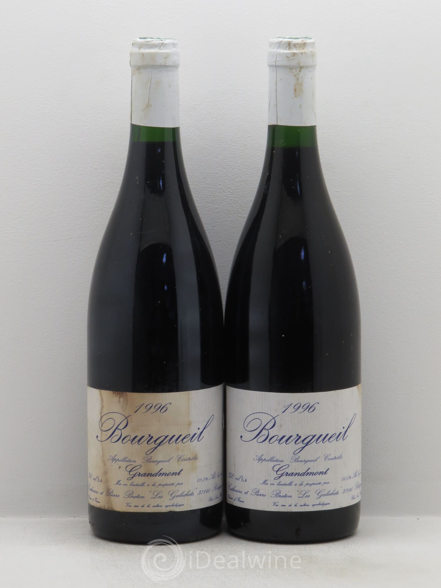 Bourgueil Pierre Grandmont 1996 - Posten von 2 Flaschen - 0