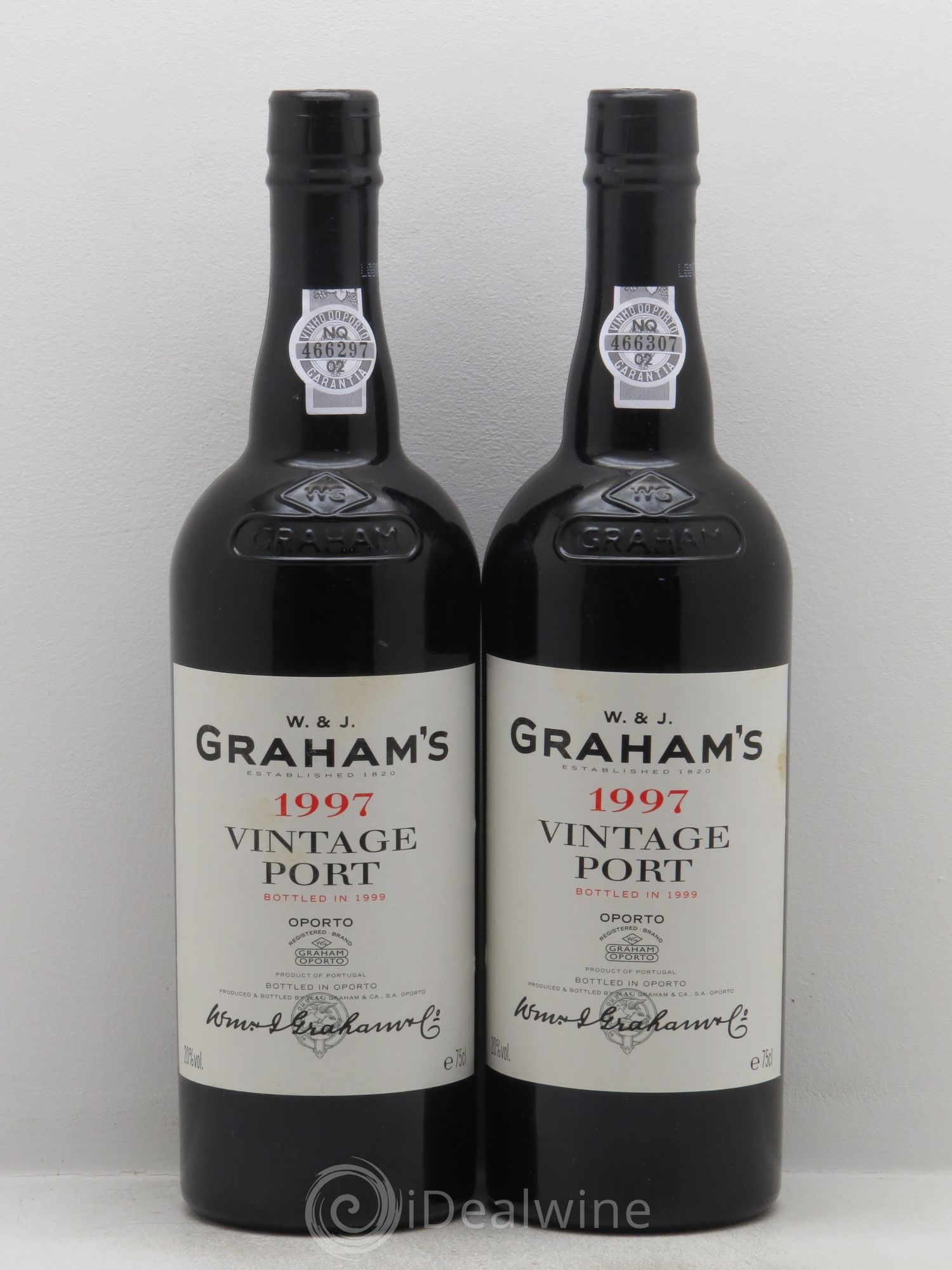 Porto W&J Graham' Vintage 1997 - Lot de 2 bouteilles - 0