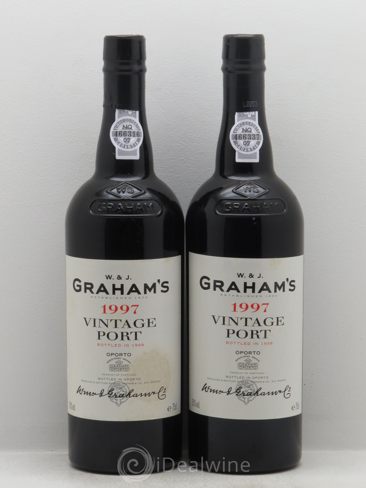 Porto W&J Graham' Vintage 1997 - Lot de 2 bouteilles - 0
