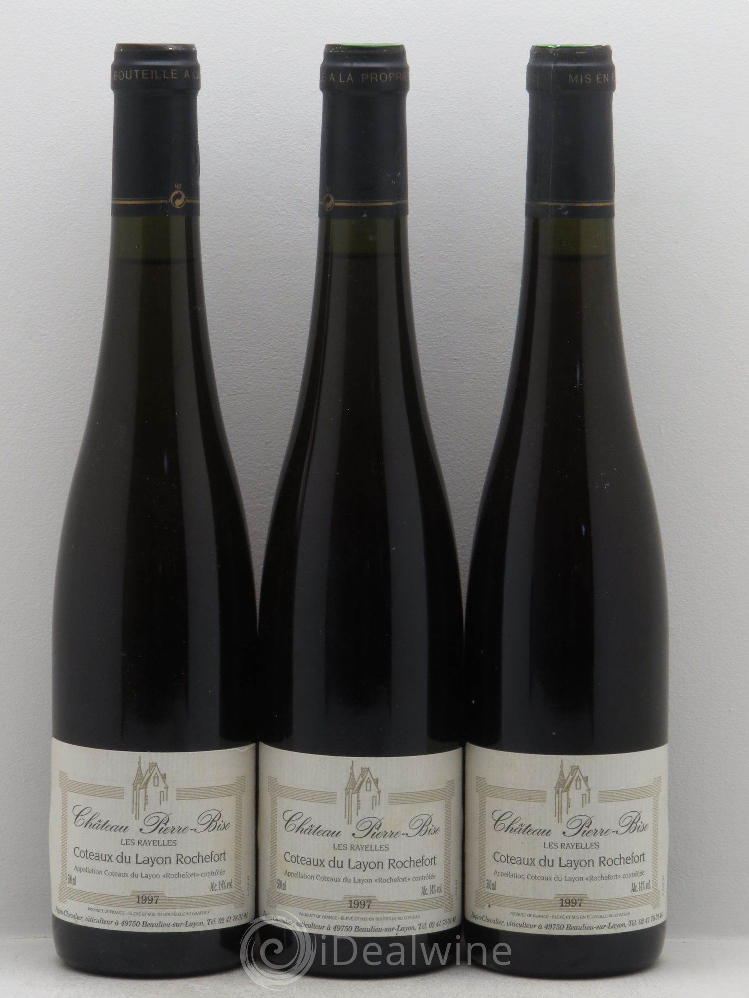 Coteaux du Layon Rochefort Les Rayelles (50cl) 1997 - Lotto di 3 bottiglie - 0
