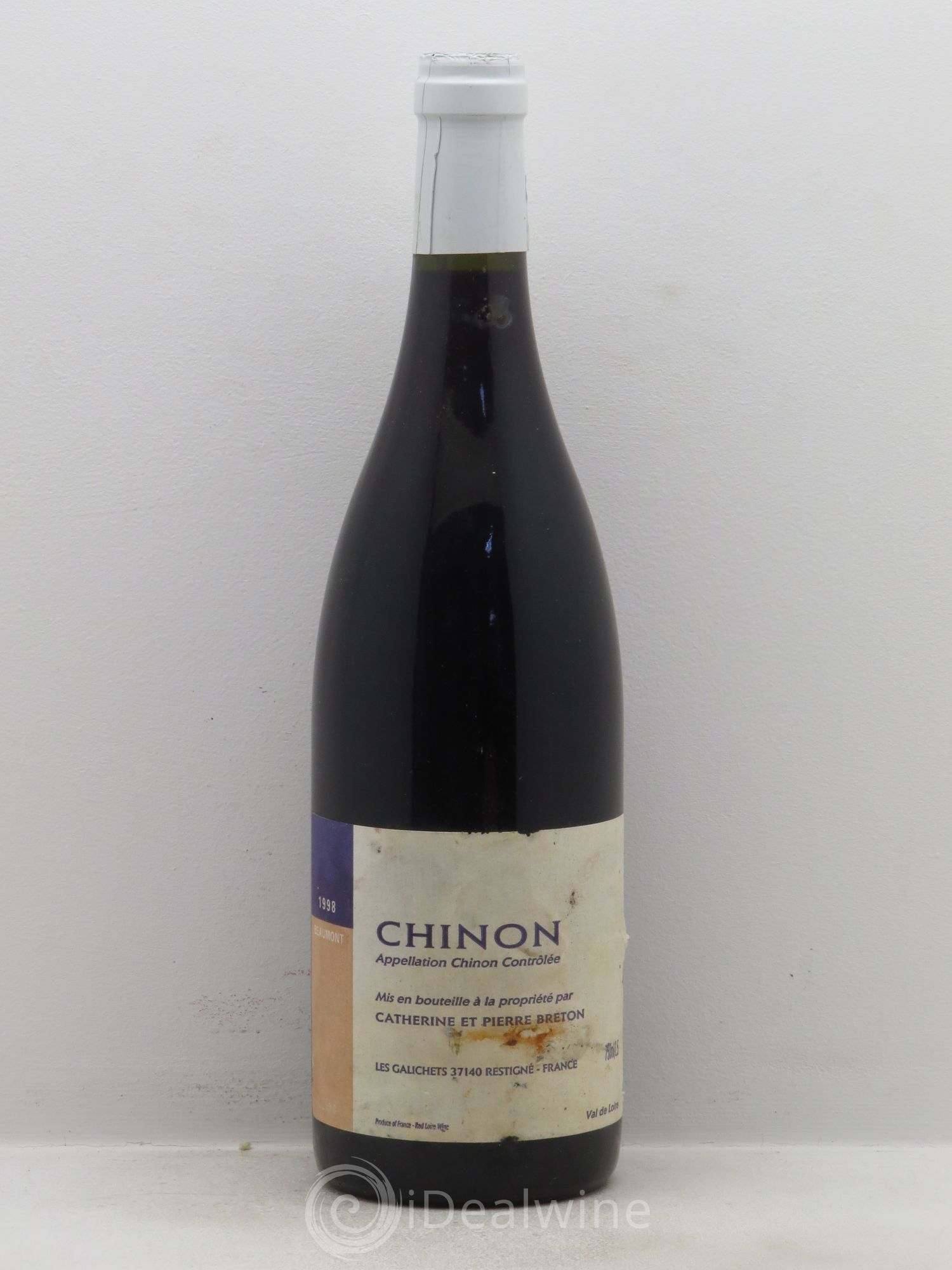 Chinon Beaumont C et P Breton 1998 - Posten von 1 Flasche - 0