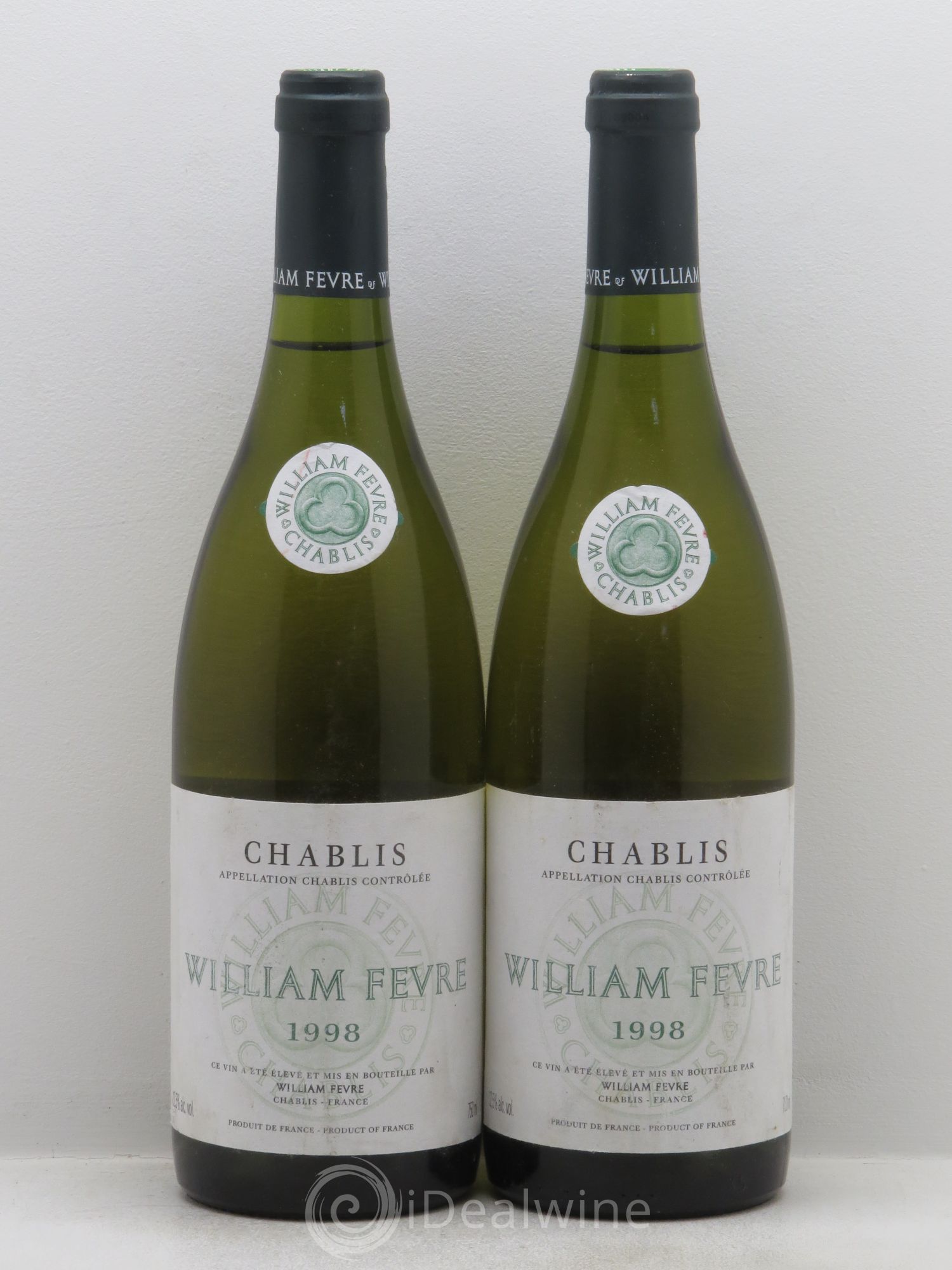 Chablis William Fèvre 1998 - Lot de 2 bouteilles - 0