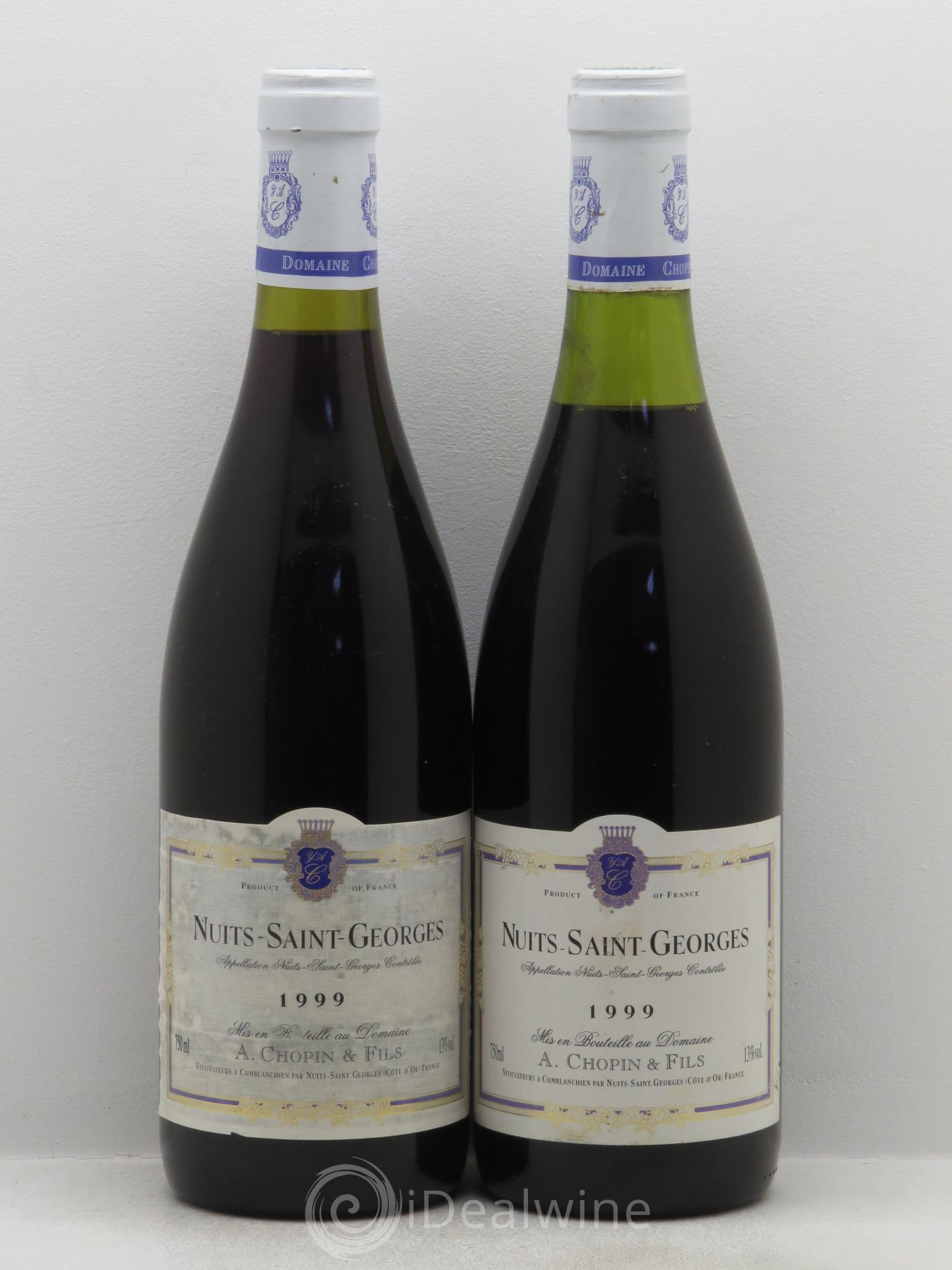Nuits-Saint-Georges André Chopin 1999 - Lot de 2 bouteilles - 0