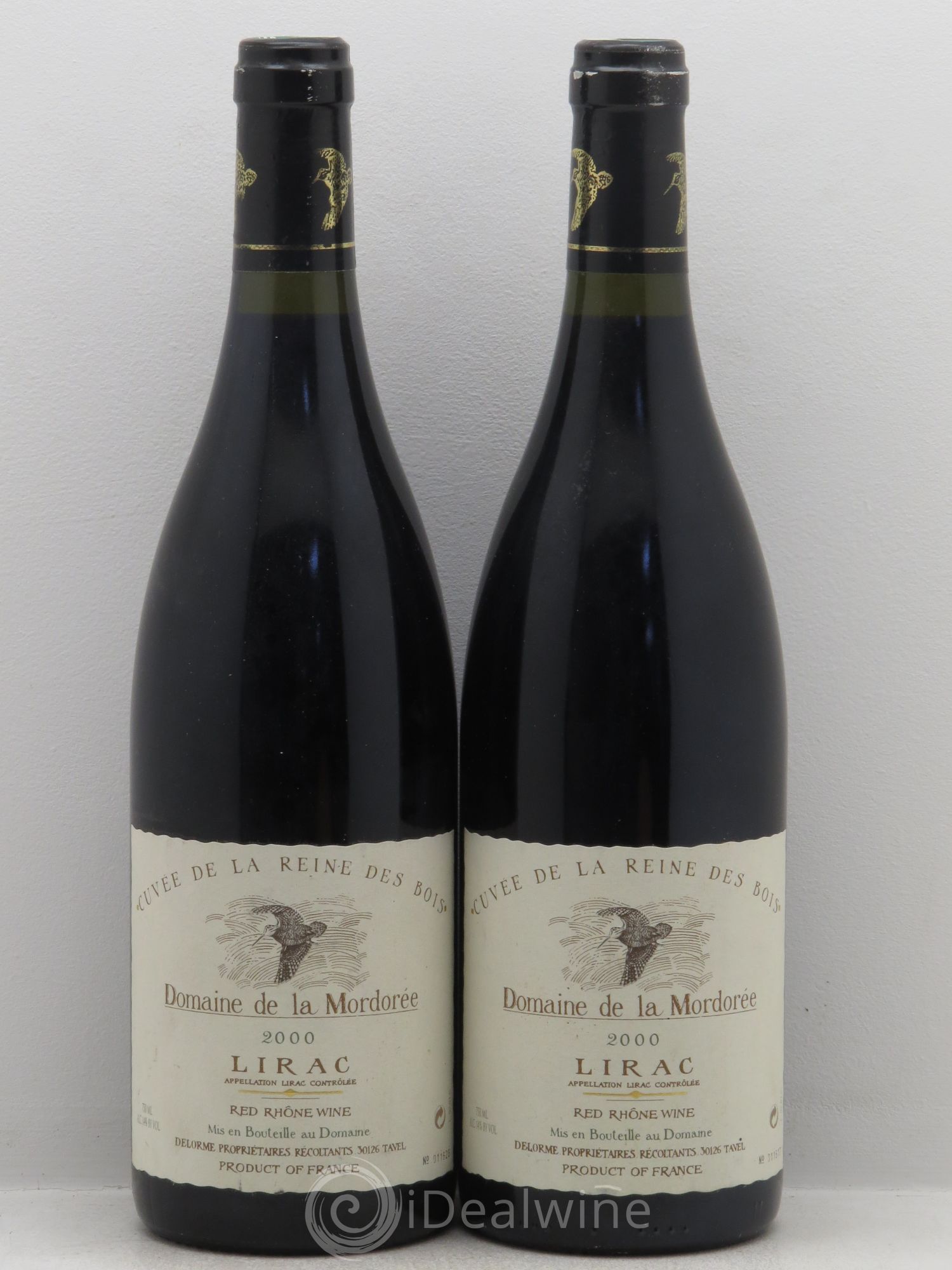 Lirac Cuvée Reine des Bois La Mordorée (Domaine de) 2000 - Lot de 2 bouteilles - 0