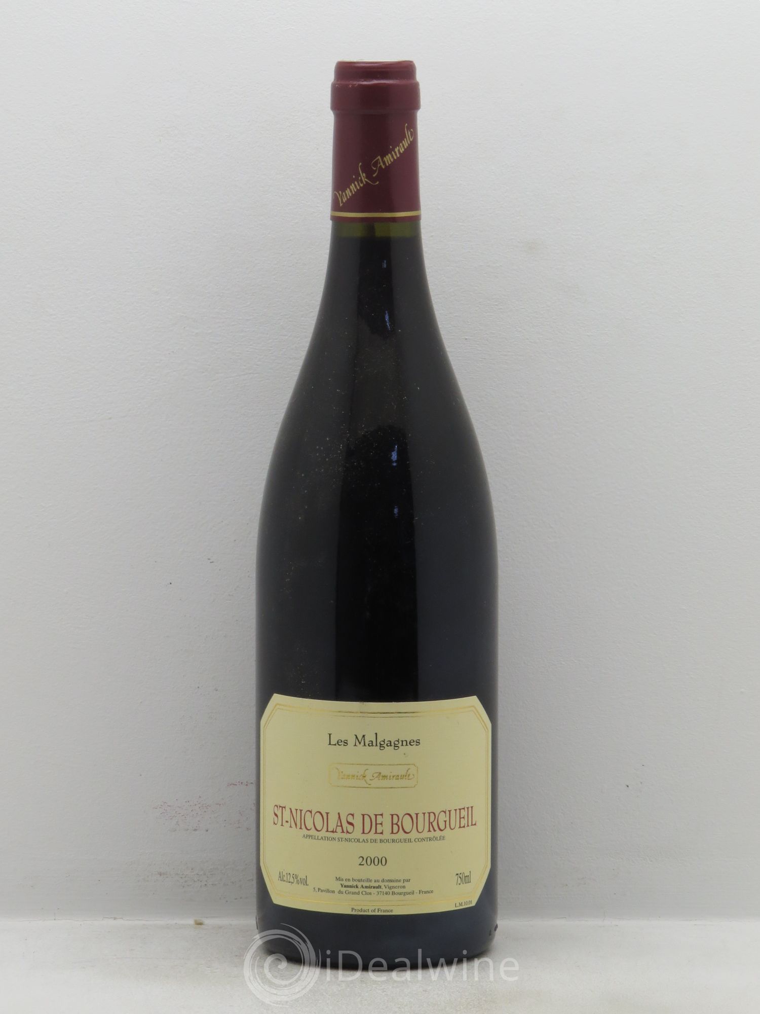 Saint-Nicolas de Bourgueil Les Malgagnes Yannick Amirault (Domaine) 2000 - Lot de 1 bouteille - 0