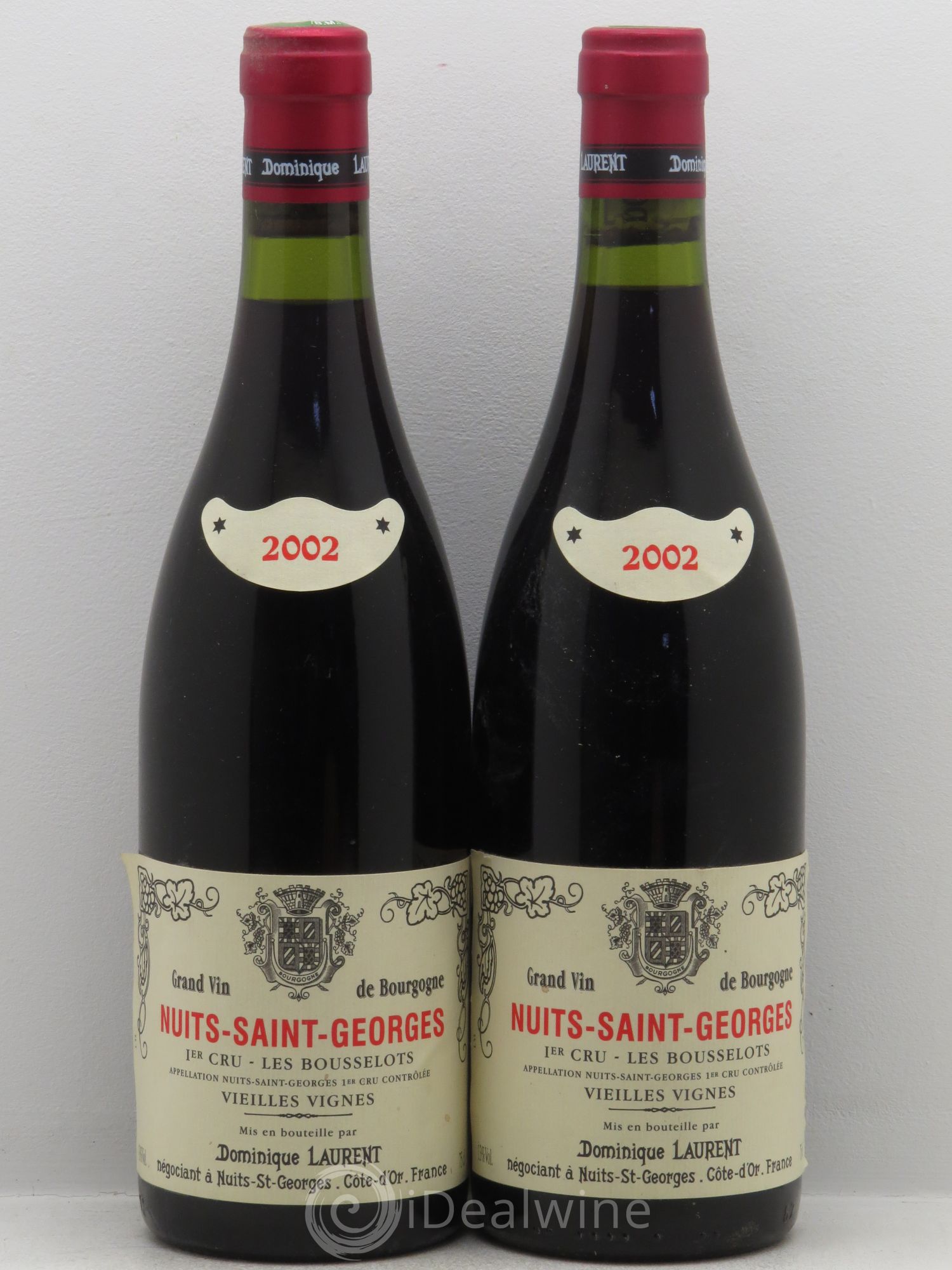 Nuits-Saint-Georges 1er Cru 2002 - Lot de 2 bouteilles - 0