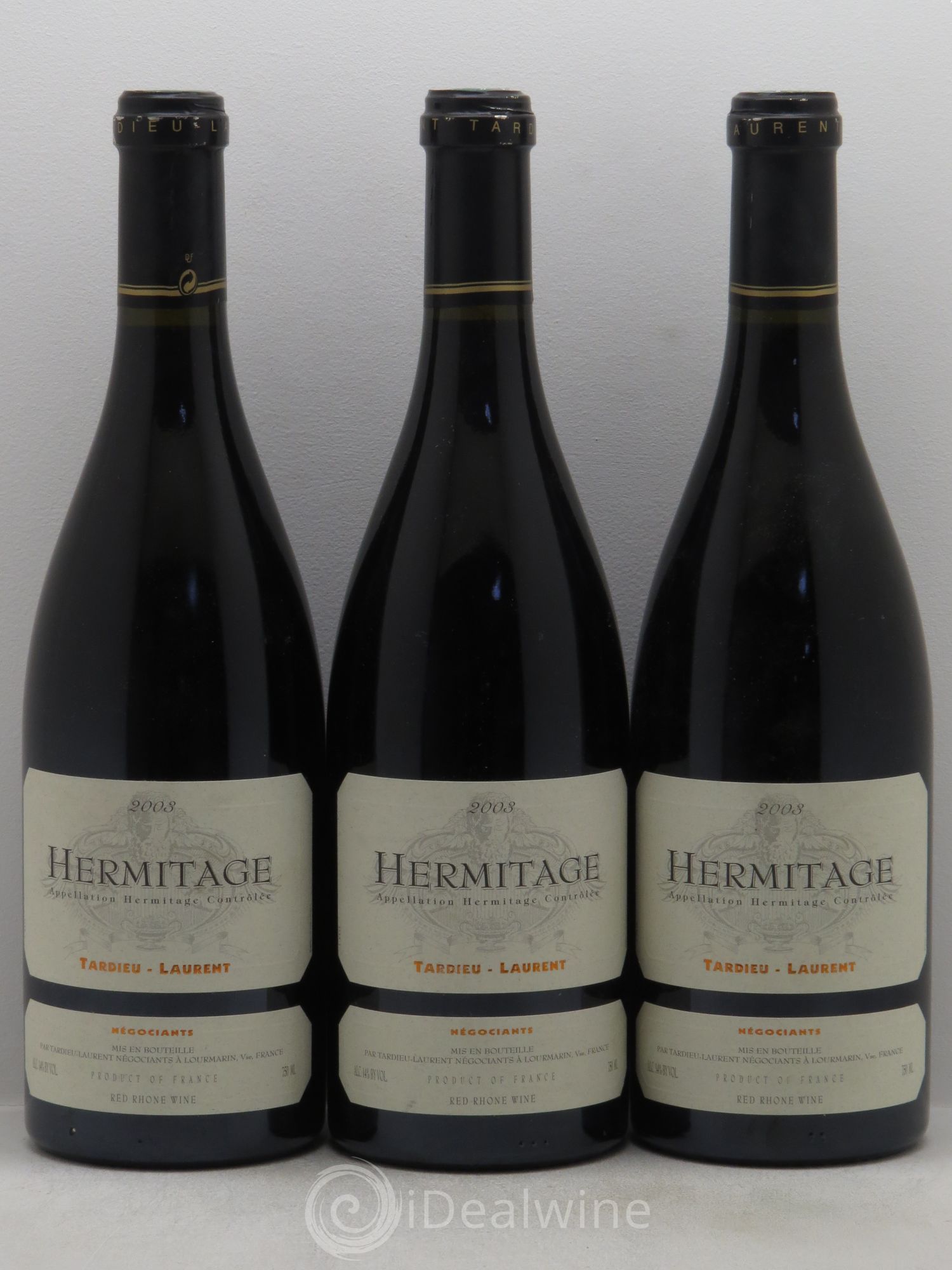 Hermitage Maison Tardieu-Laurent 2003 - Lot de 3 bouteilles - 0
