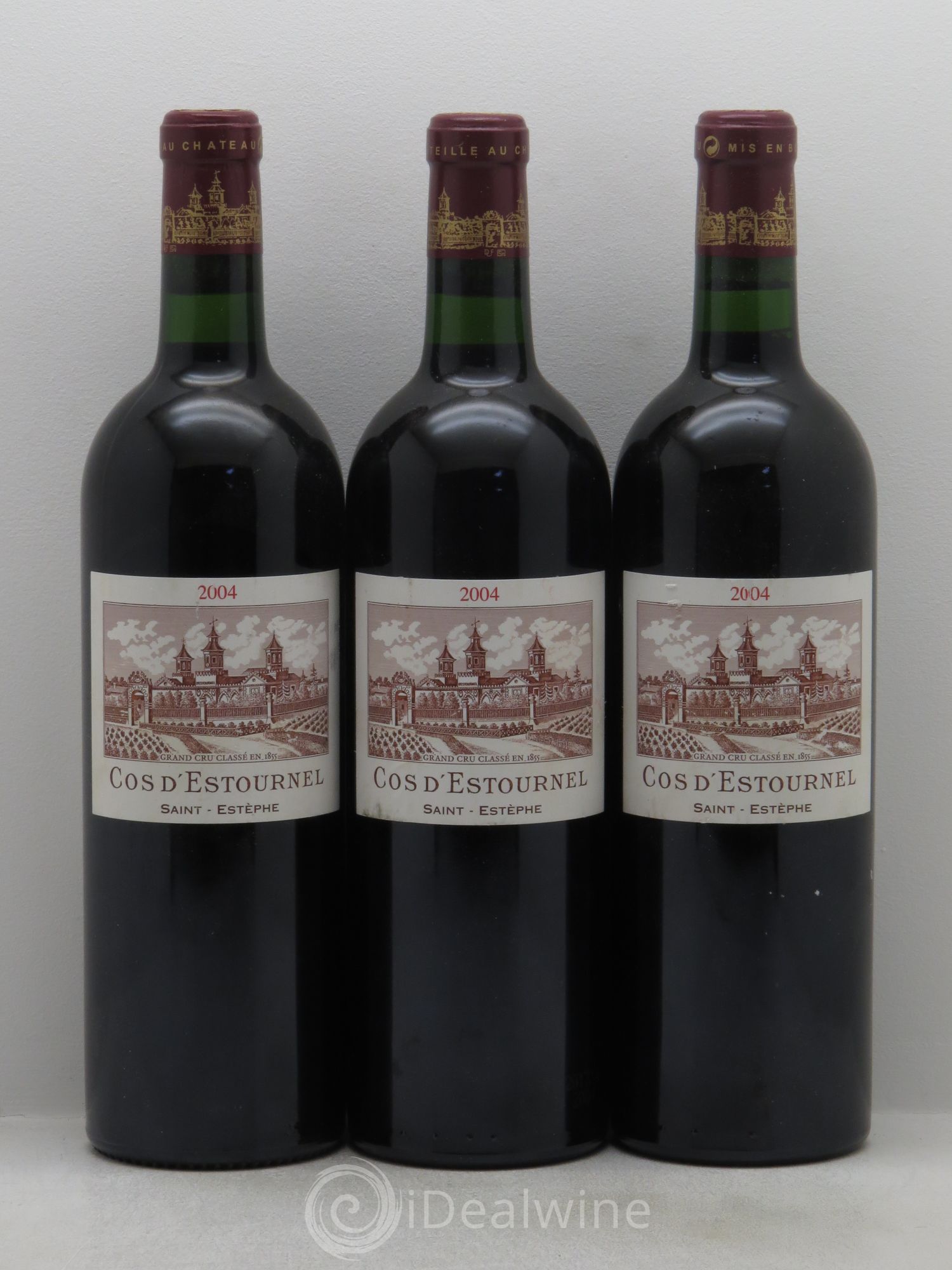 Cos d'Estournel 2ème Grand Cru Classé 2004 - Lot de 3 bouteilles - 0