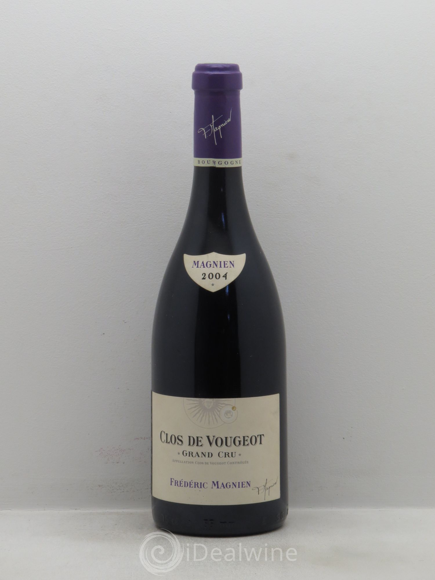 Clos de Vougeot Grand Cru F.Magnien 2004 - Lot de 1 bouteille - 0