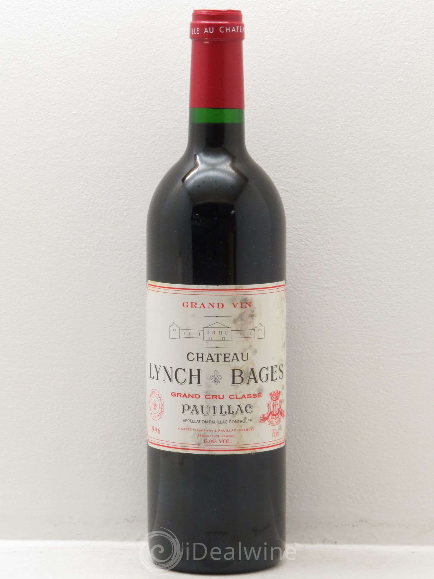 Château Lynch Bages 5ème Grand Cru Classé 1996 - Lot de 1 bouteille - 0