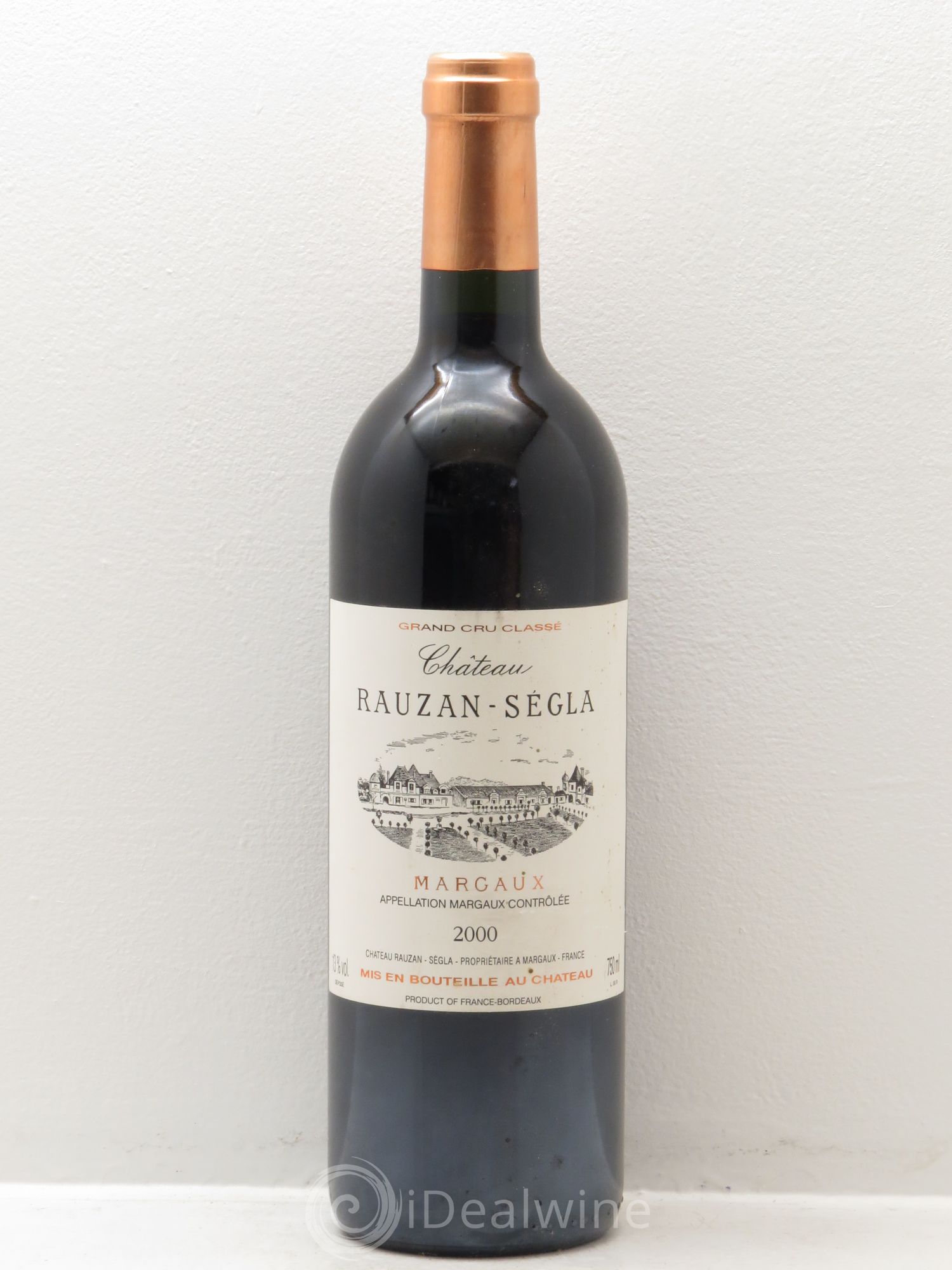 Château Rauzan Ségla Grand Cru Classé 2000 - Lot de 1 bouteille - 0
