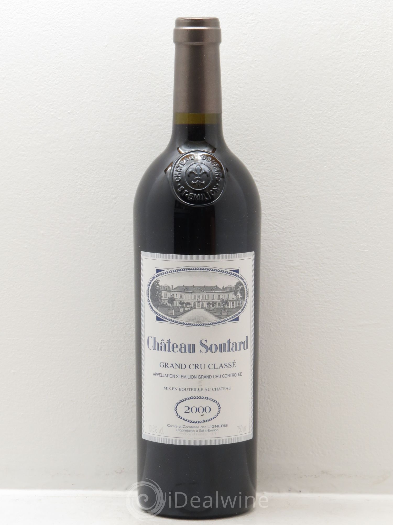 Château Soutard Grand Cru Classé 2000 - Lot de 12 bouteilles - 0