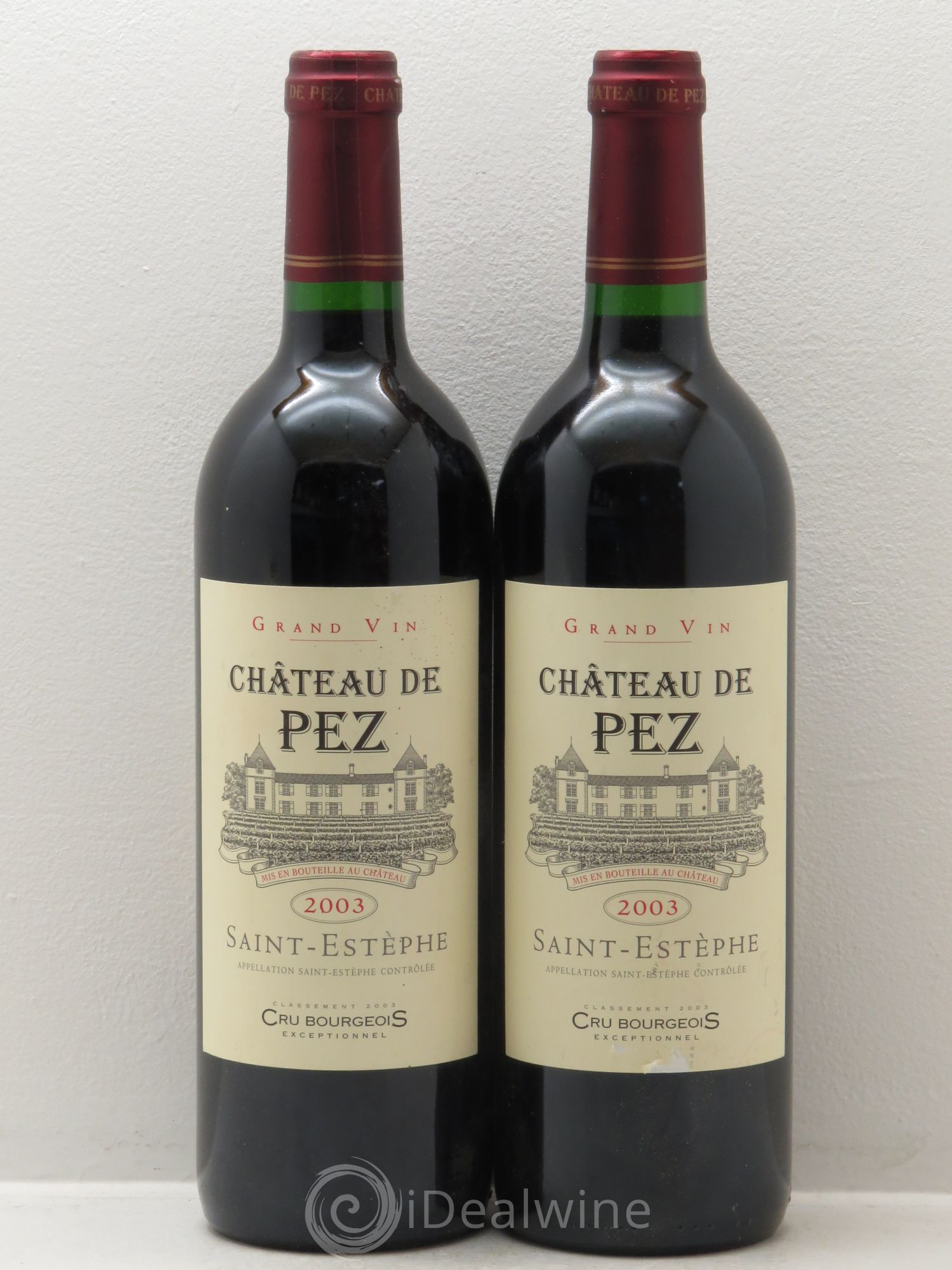 Château de Pez 2003 - Lot de 2 bouteilles - 0