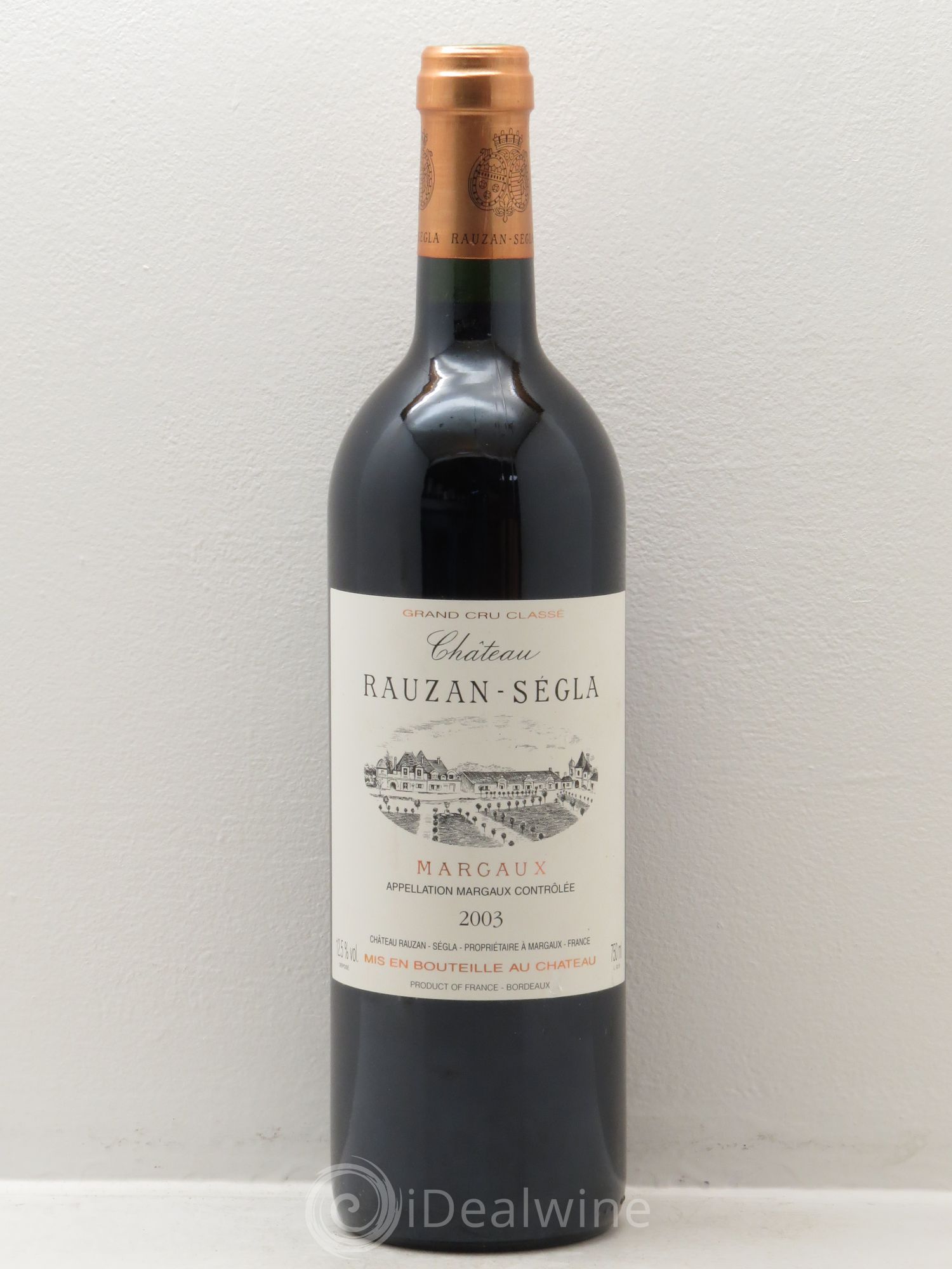 Château Rauzan Ségla Grand Cru Classé 2003 - Lot de 1 bouteille - 0