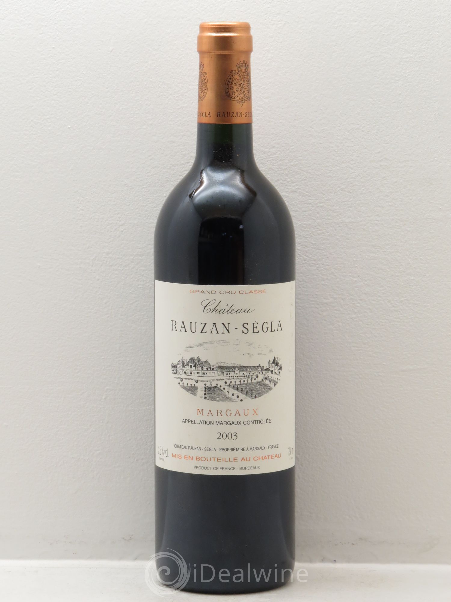 Château Rauzan Ségla Grand Cru Classé 2003 - Lot de 1 bouteille - 0