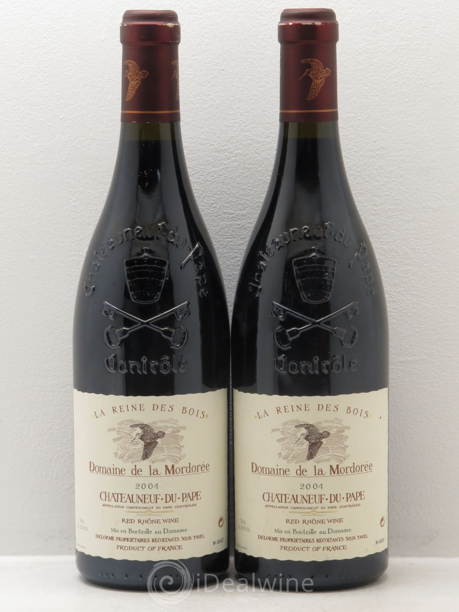 Châteauneuf-du-Pape Domaine de La Mordorée (Domaine de) 2004 - Lot de 2 bouteilles - 0
