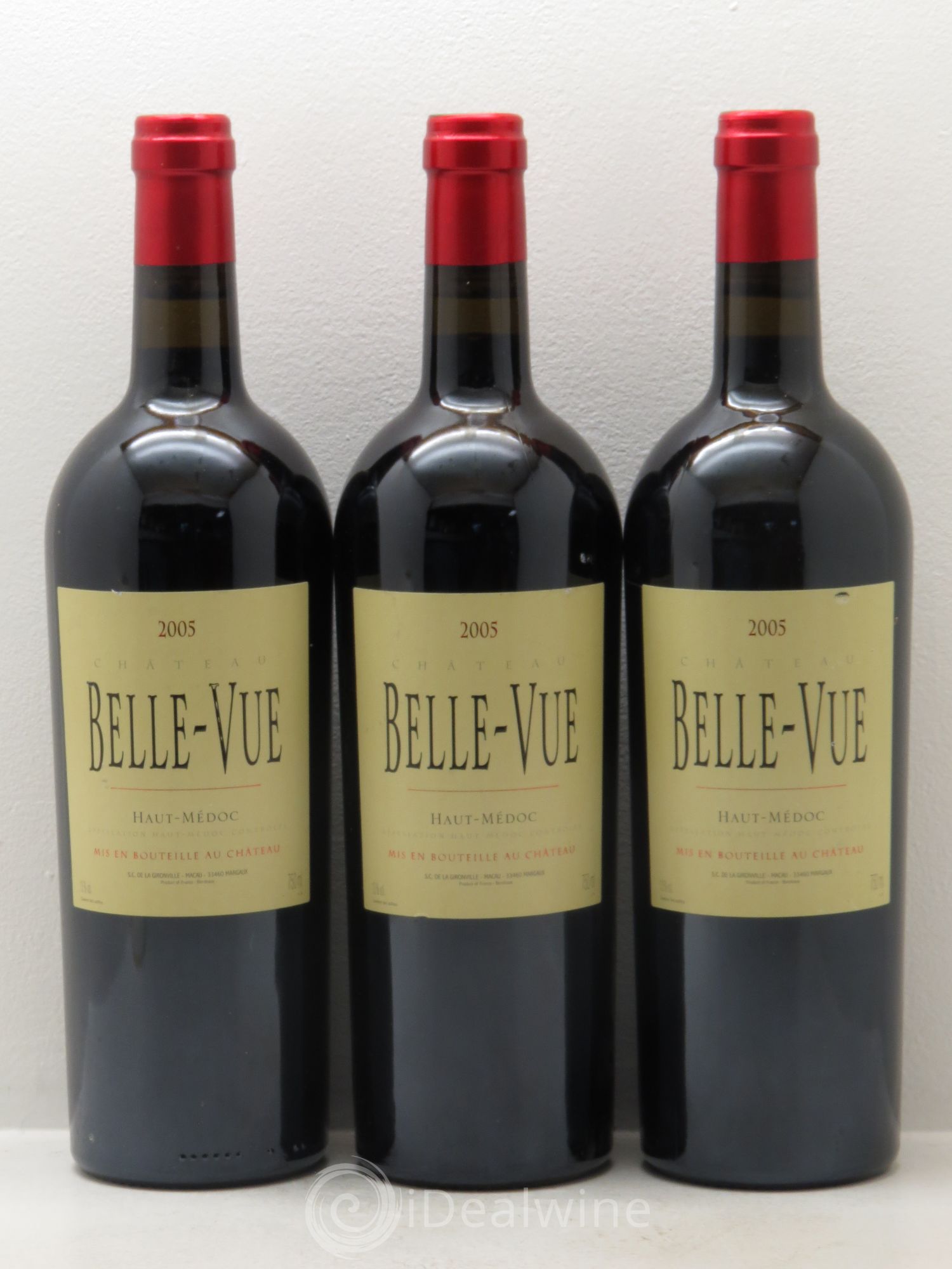 Château Belle-Vue 2005 - Lot de 3 bouteilles - 0