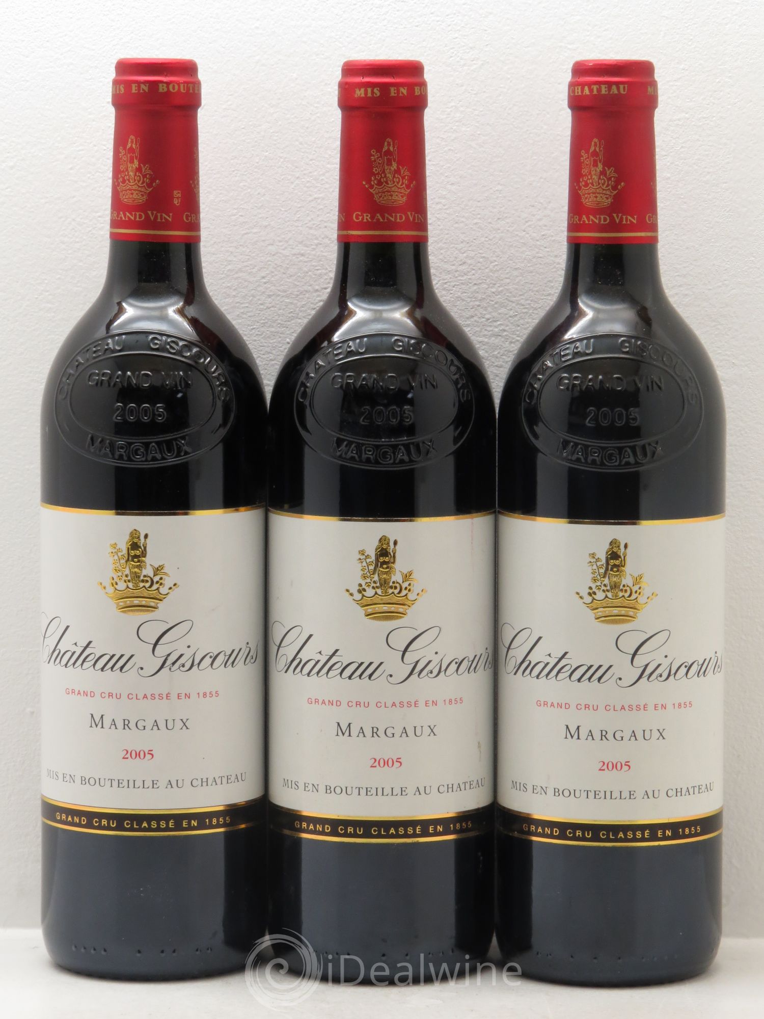 Château Giscours 3ème Grand Cru Classé 2005 - Lot de 3 bouteilles - 0