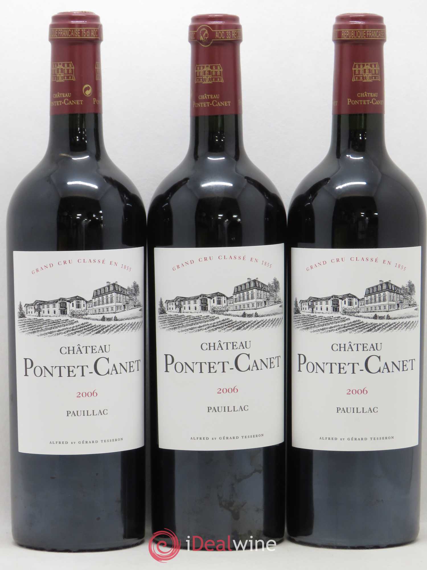 Château Pontet Canet 5ème Grand Cru Classé 2006 - Lot de 6 bouteilles - 2