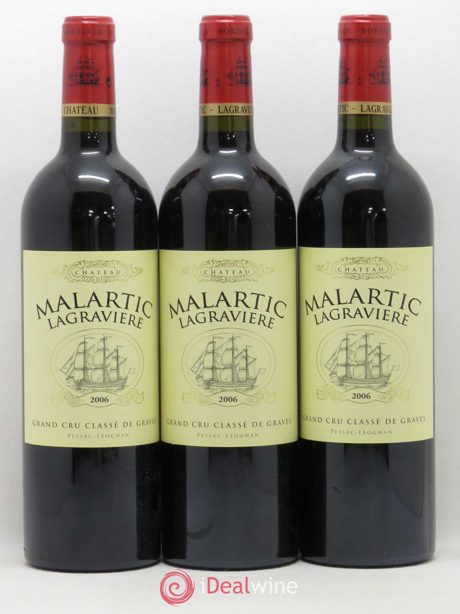 Château Malartic-Lagravière Cru Classé de Graves 2006 - Lot de 6 bouteilles - 1