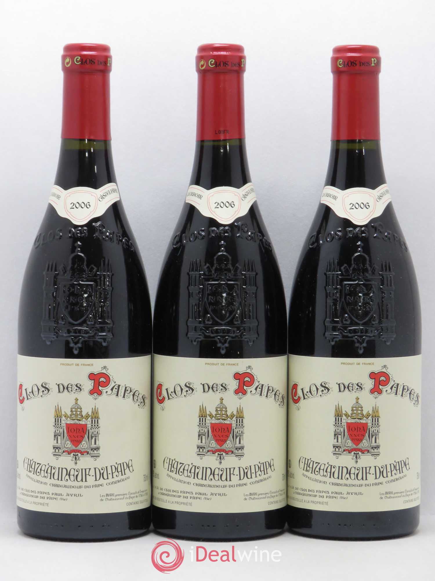 Châteauneuf-du-Pape Clos des Papes - Paul Avril 2006 - Lot de 12 bouteilles - 3