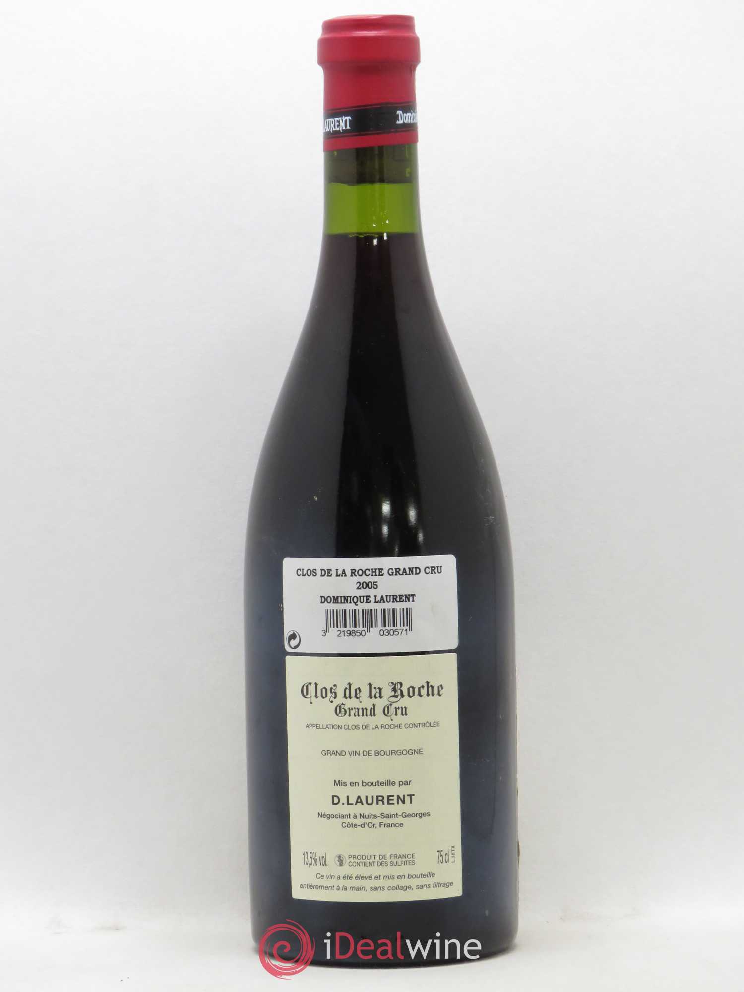 Clos de la Roche Grand Cru Intra Muros 2005 - Lot de 1 bouteille - 1