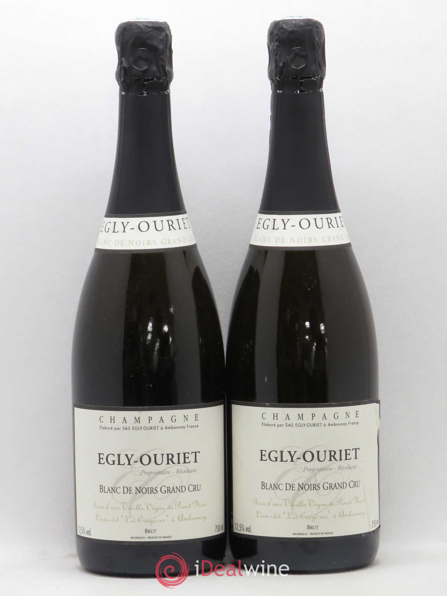 Blanc de Noirs Vieilles Vignes Egly-Ouriet - Lot de 2 bouteilles - 0