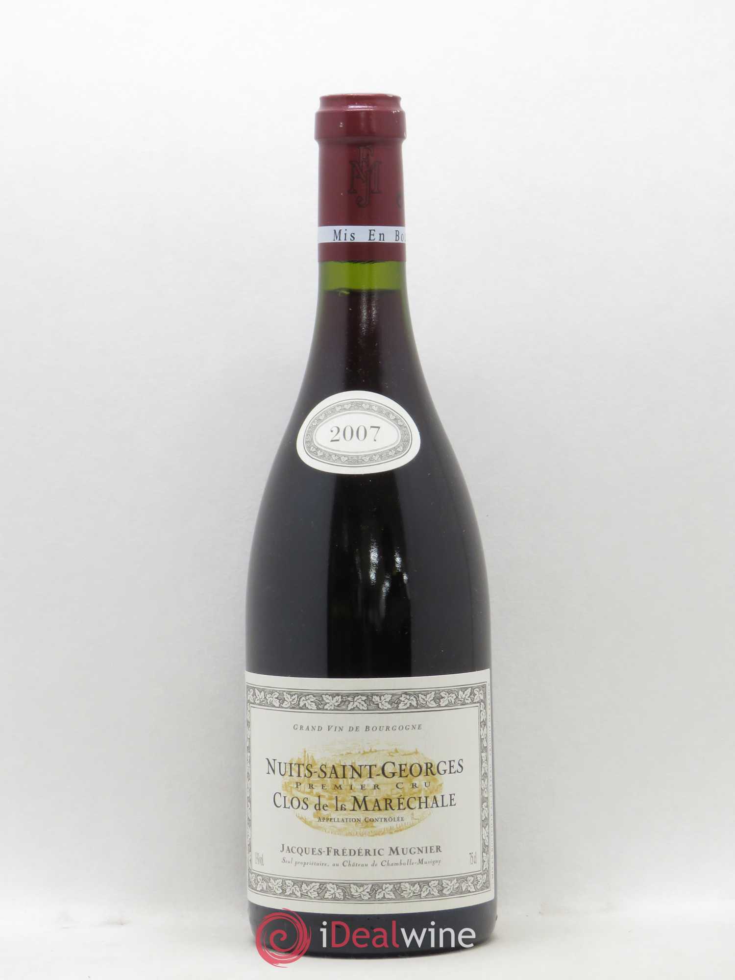 Nuits-Saint-Georges 1er Cru Clos de La Maréchale Jacques-Frédéric Mugnier 2007 - Lot de 1 bouteille - 0