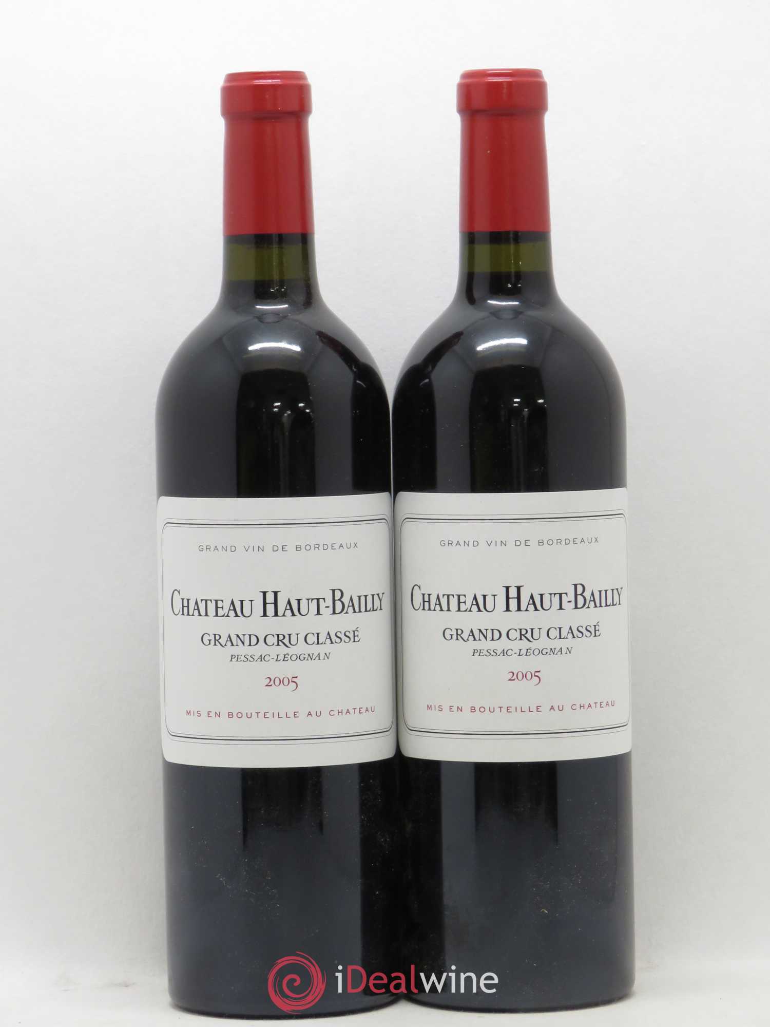 Château Haut-Bailly Cru Classé de Graves 2005 - Lot de 2 bouteilles - 0