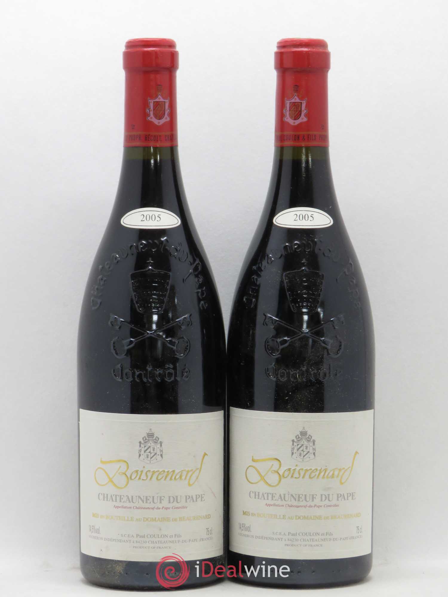 Châteauneuf-du-Pape Cuvée Boisrenard Beaurenard (Domaine de) (sans prix de réserve) 2005 - Lot de 2 bouteilles - 0