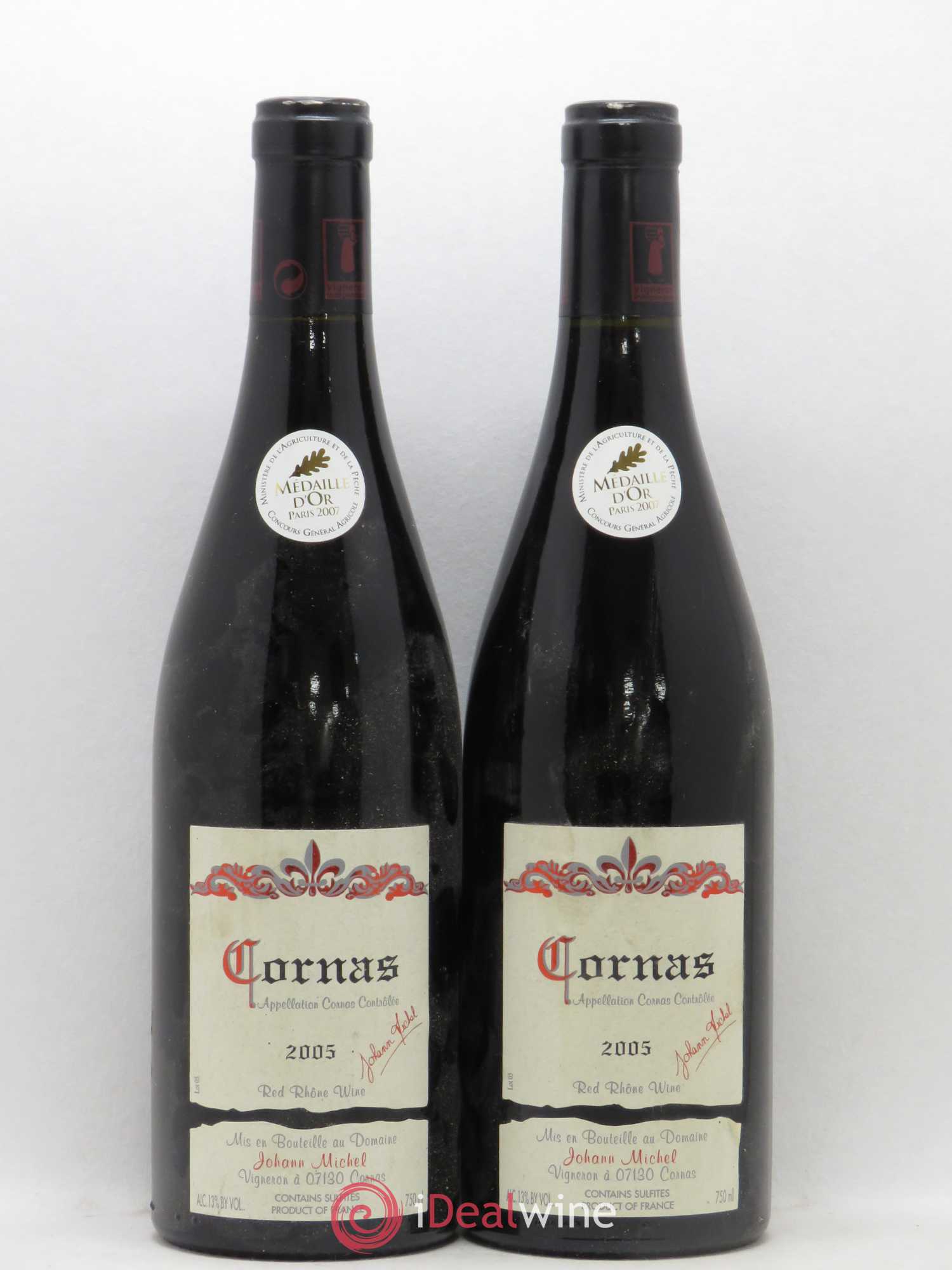 Cornas Yohann Michel 2005 - Posten von 2 Flaschen - 0