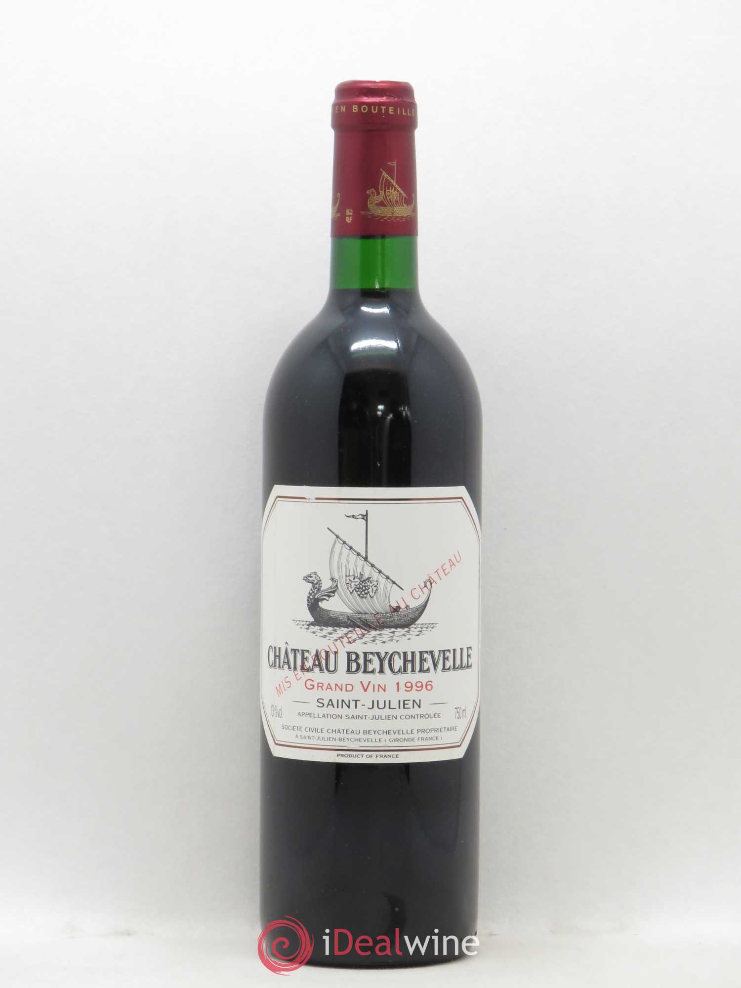 Château Beychevelle 4ème Grand Cru Classé 1996 - Lot de 1 bouteille - 0