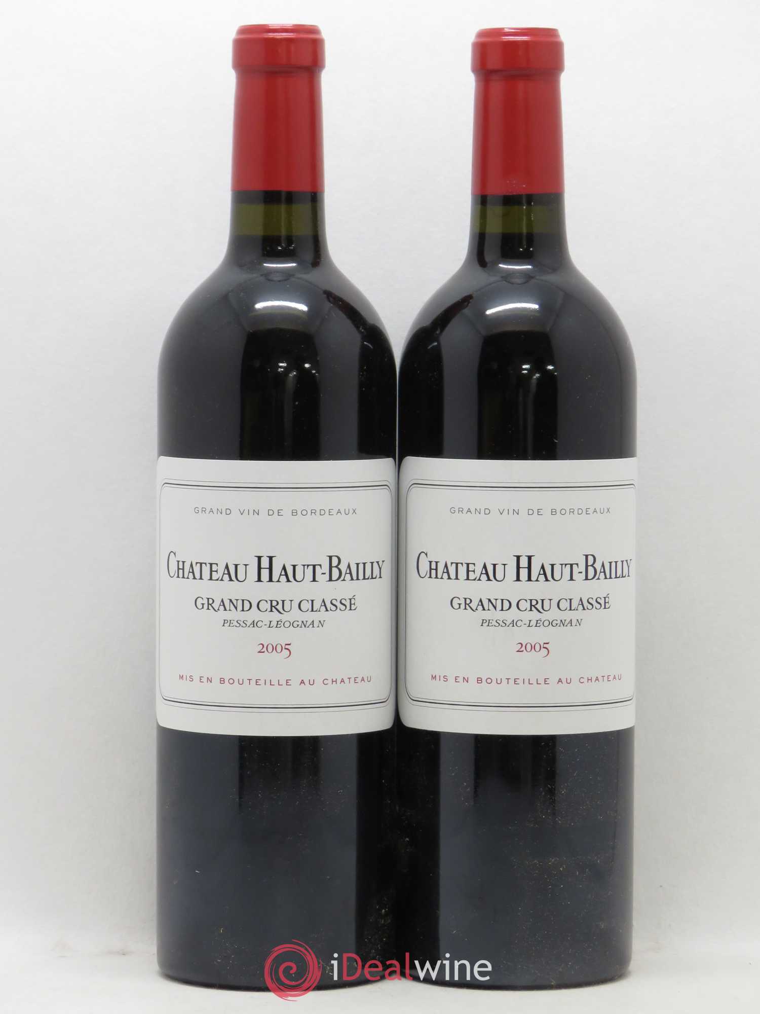 Château Haut-Bailly Cru Classé de Graves 2005 - Lot de 2 bouteilles - 0
