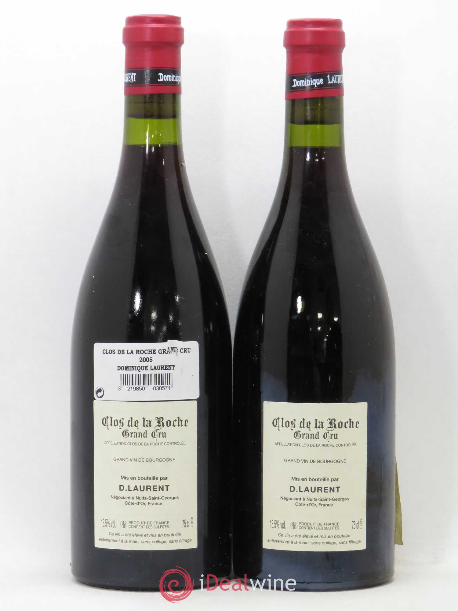 Clos de la Roche Grand Cru Intra Muros 2005 - Lot de 2 bouteilles - 1