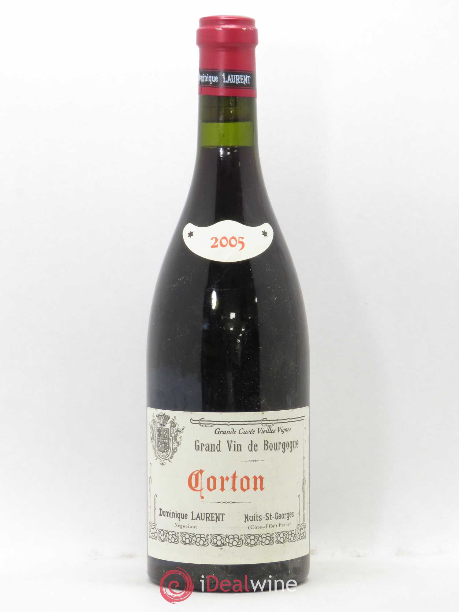 Corton Grand Cru Grande cuvée Vieilles vignes Dominique Laurent 2005 - Posten von 1 Flasche - 0
