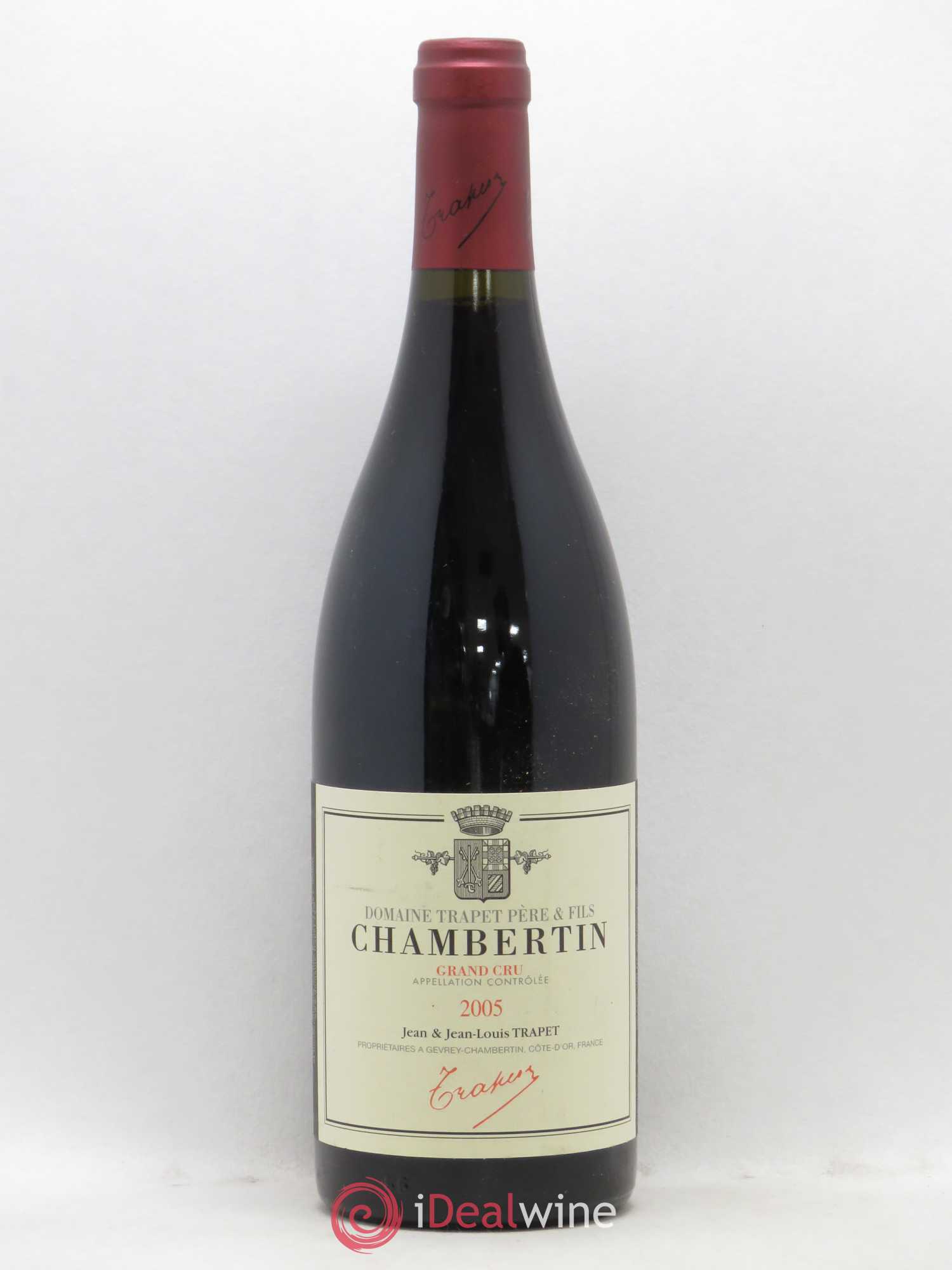 Chambertin Grand Cru Domaine Trapet 2005 - Lot de 1 bouteille - 0