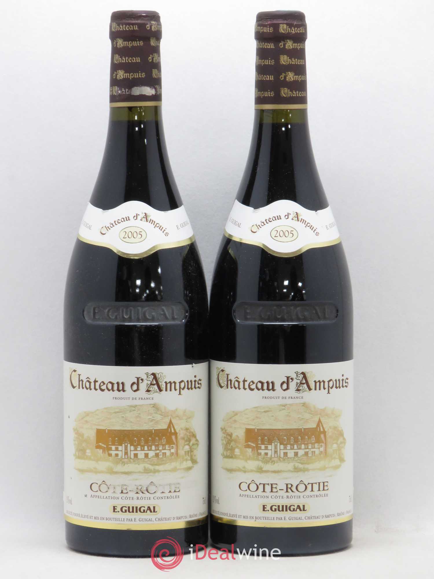 Côte-Rôtie Château d'Ampuis Guigal 2005 - Lot de 2 bouteilles - 0