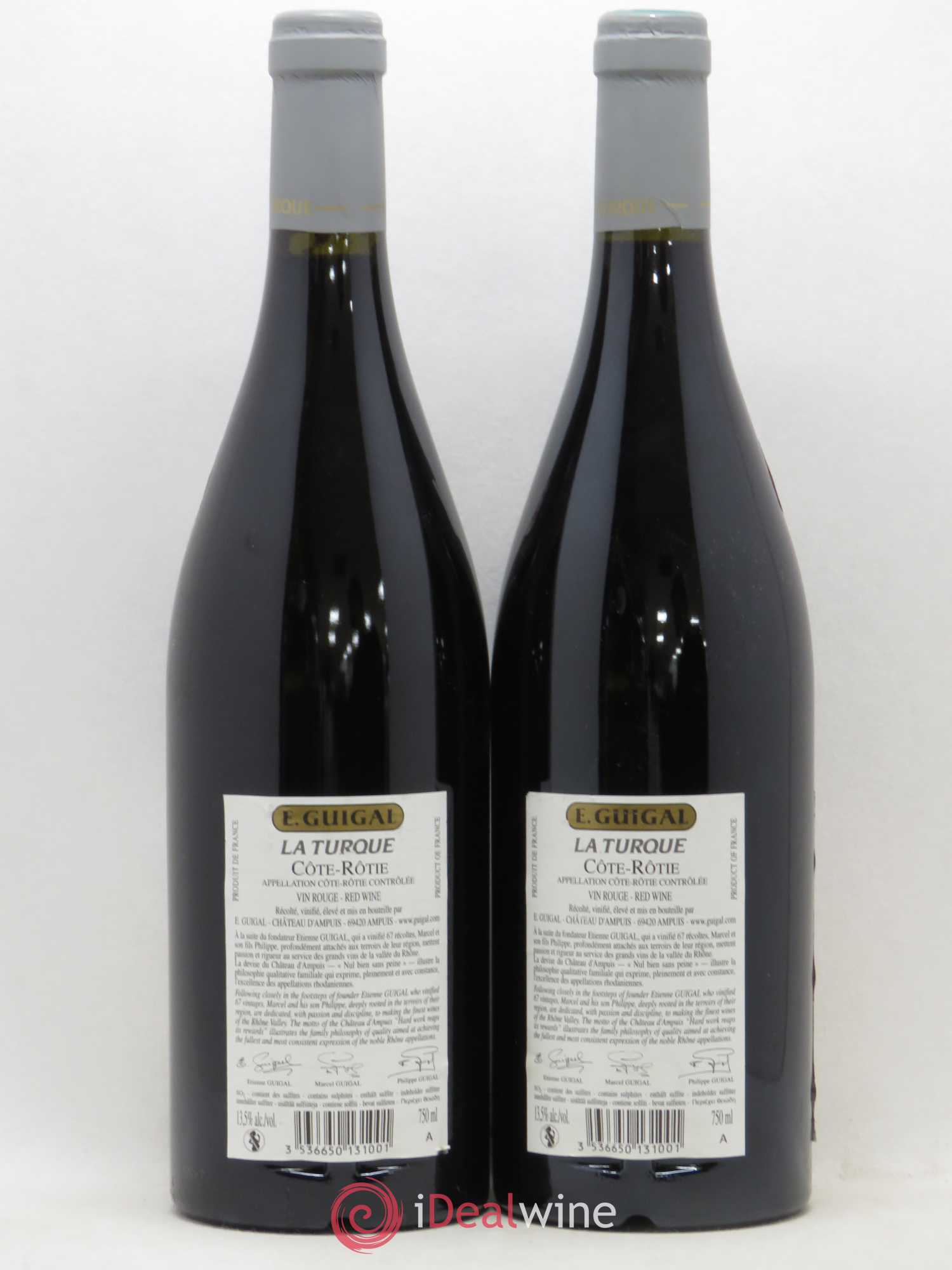 Côte-Rôtie La Turque Guigal 2006 - Lot de 2 bouteilles - 1