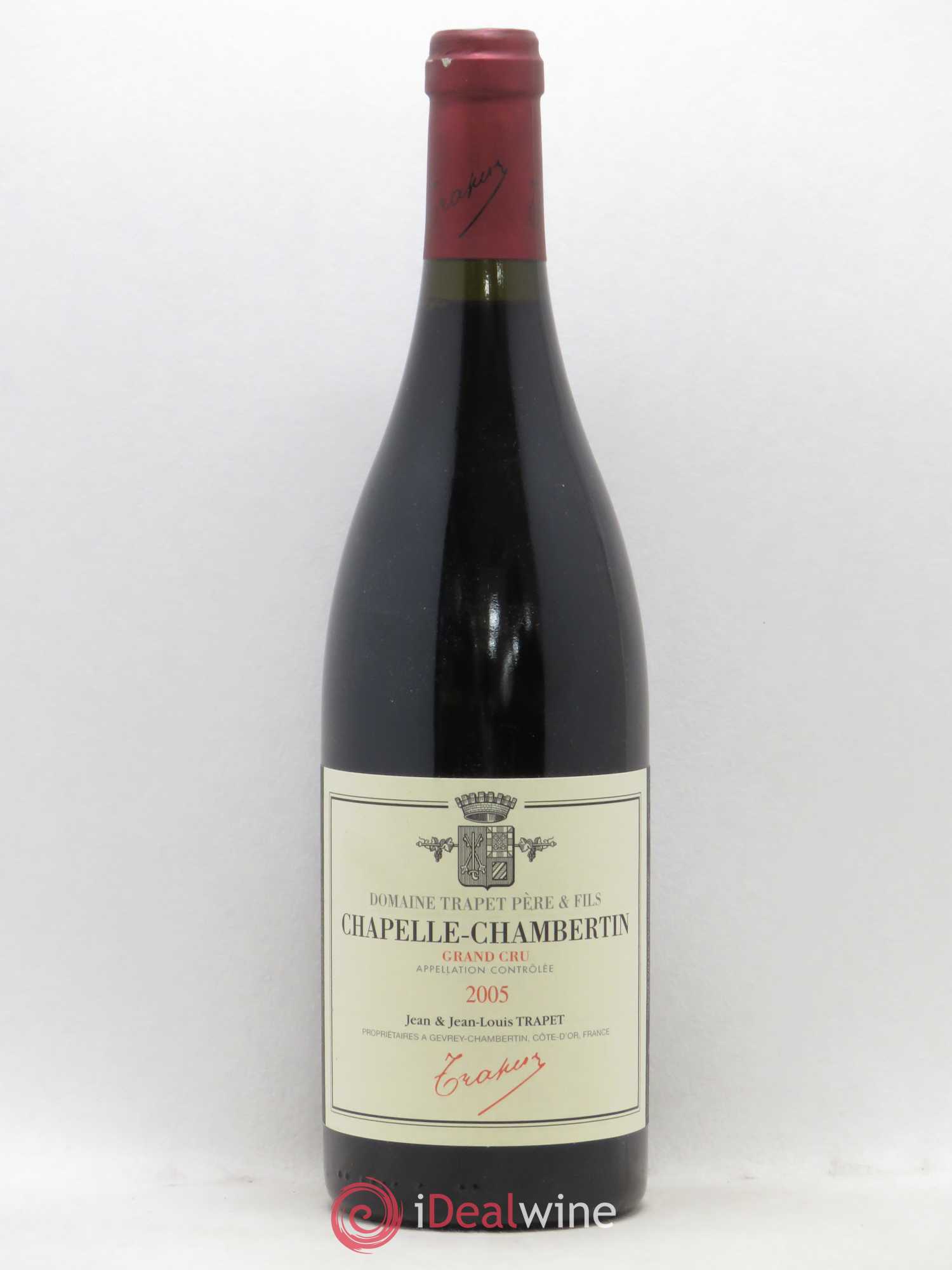 Chapelle-Chambertin Grand Cru Domaine Trapet 2005 - Lot de 1 bouteille - 0