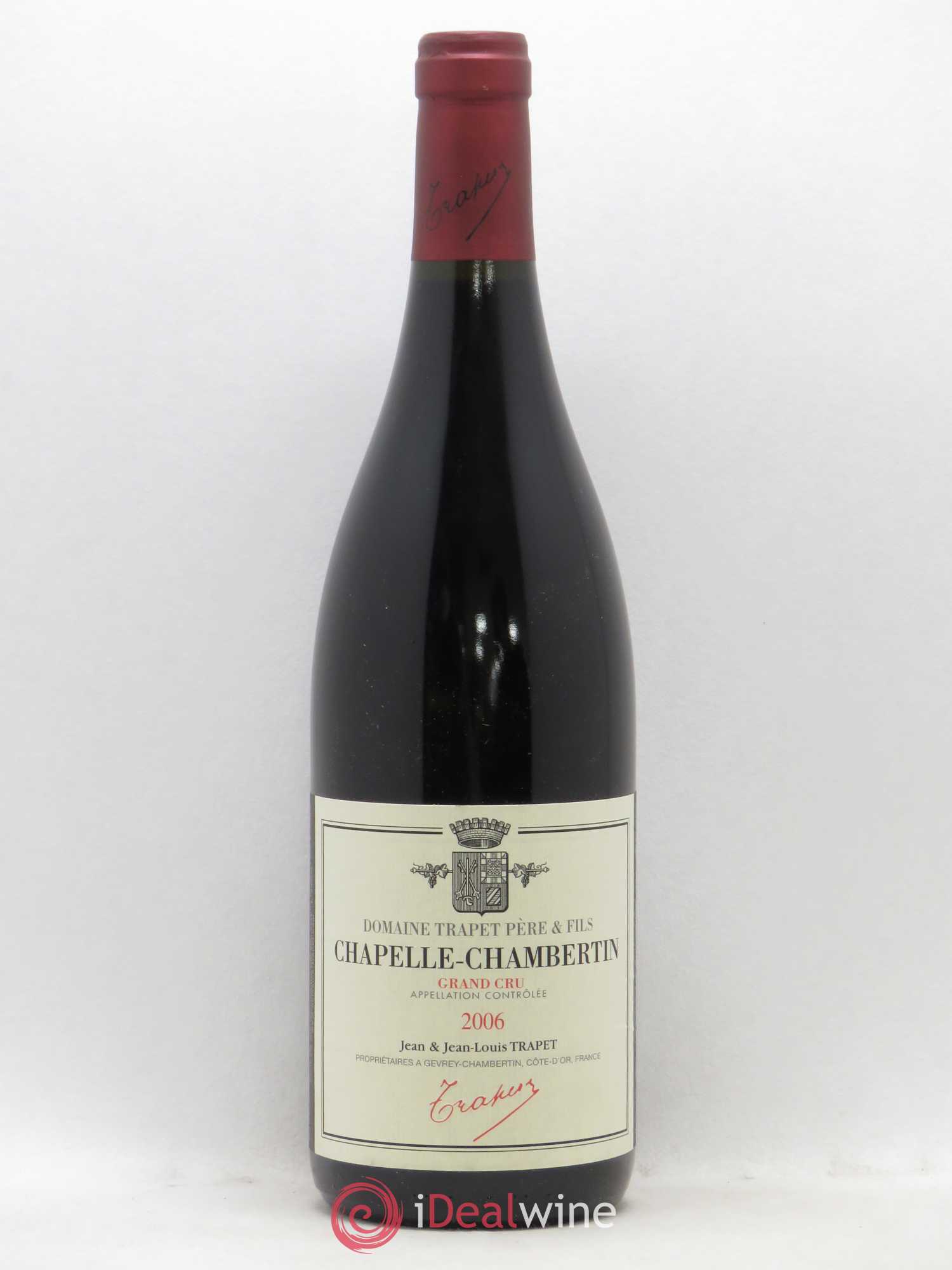 Chapelle-Chambertin Grand Cru Domaine Trapet 2006 - Lot de 1 bouteille - 0