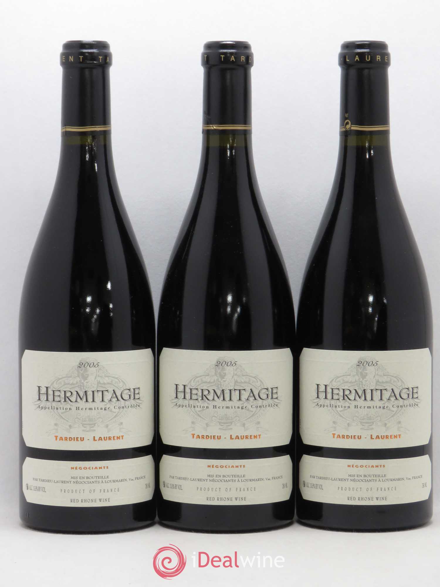 Hermitage Maison Tardieu-Laurent (sans prix de réserve) 2005 - Lot de 3 bouteilles - 0