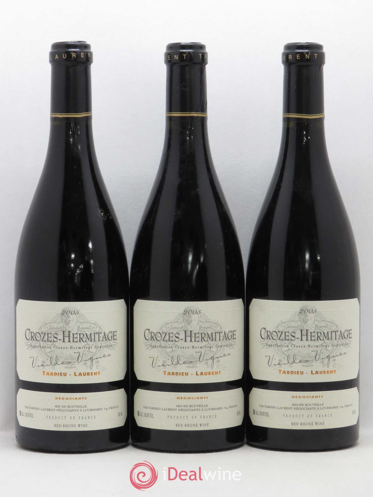 Crozes-Hermitage Vieilles Vignes Maison Tardieu-Laurent 2005 - Lotto di 6 bottiglie - 1
