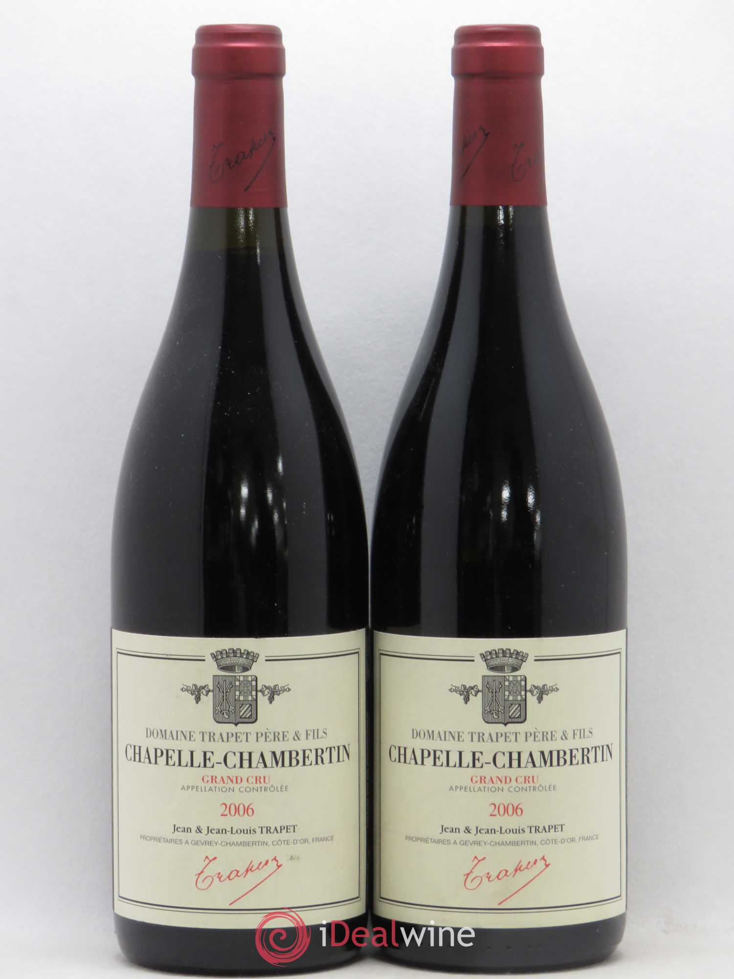 Chapelle-Chambertin Grand Cru Domaine Trapet 2006 - Lot de 2 bouteilles - 0